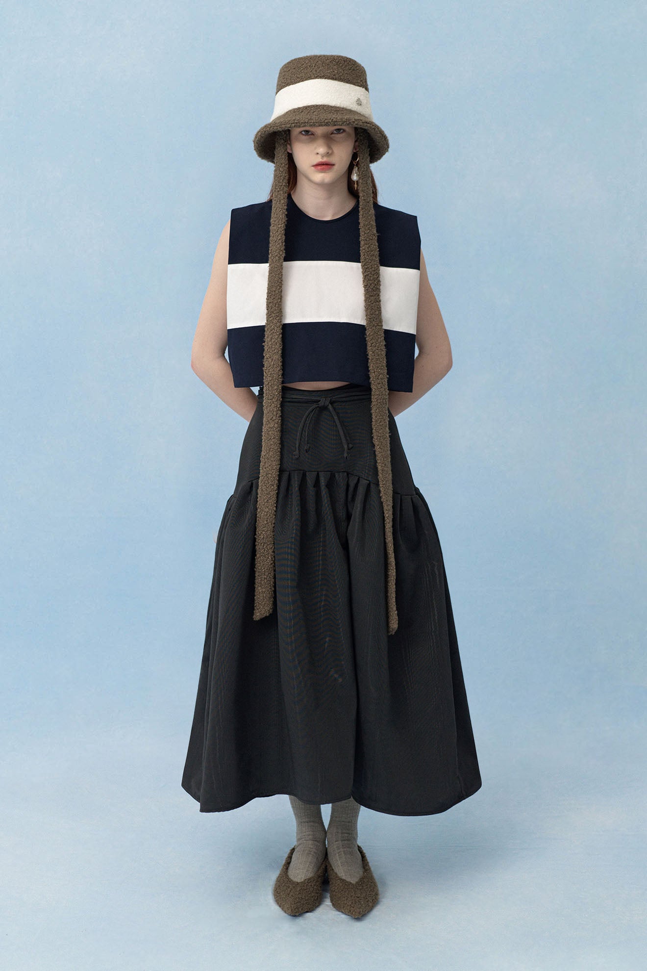 CELL Top in Dark Blue