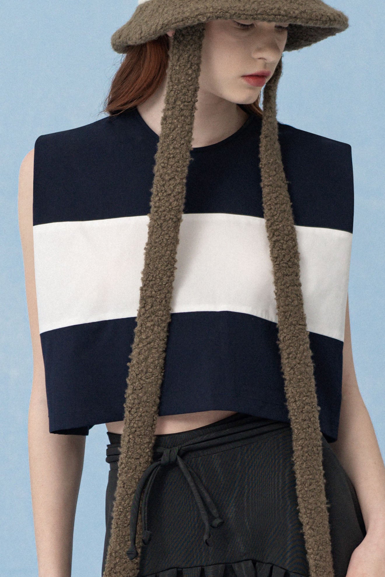 CELL Top in Dark Blue