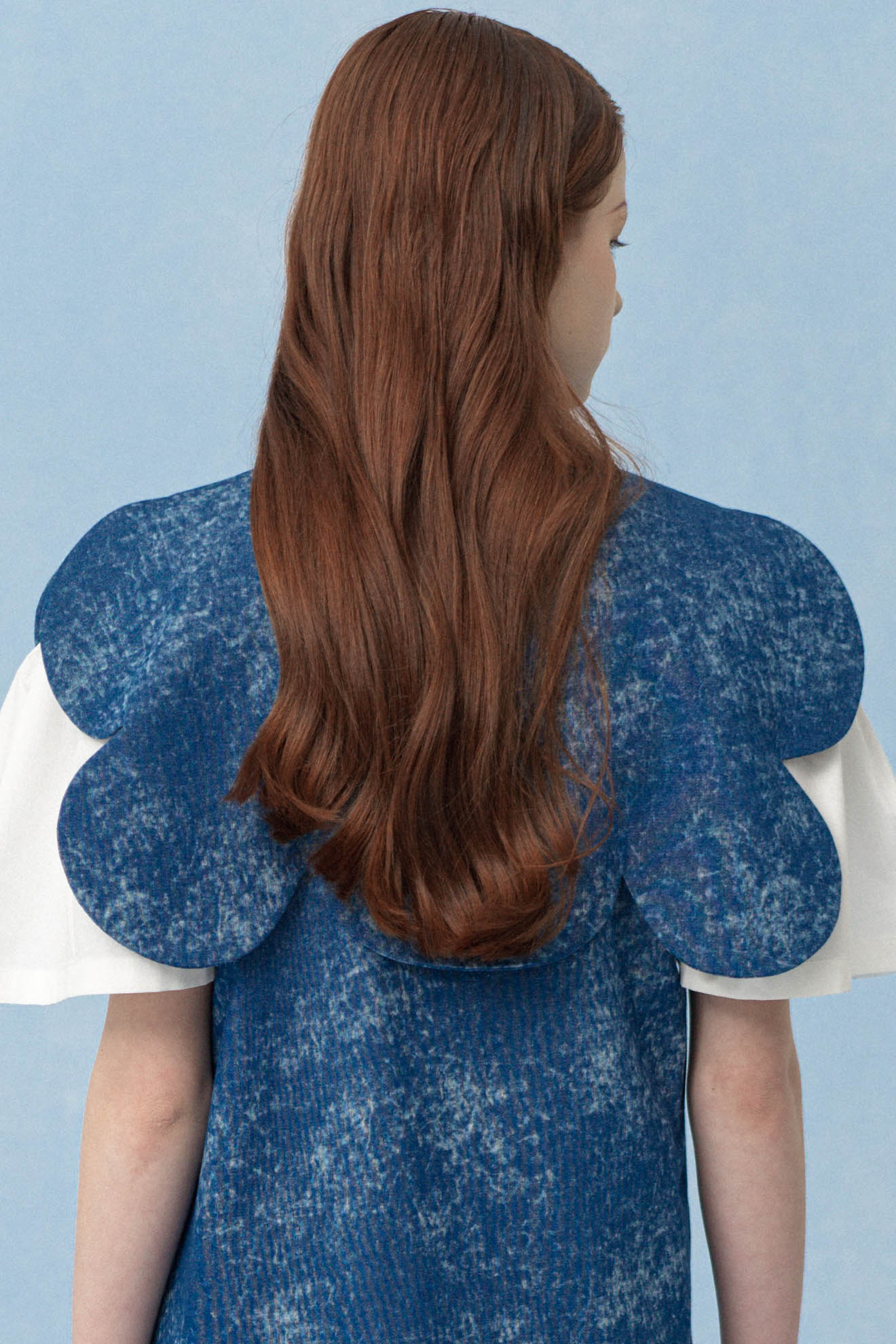 CERCUS Top in Denim Blue