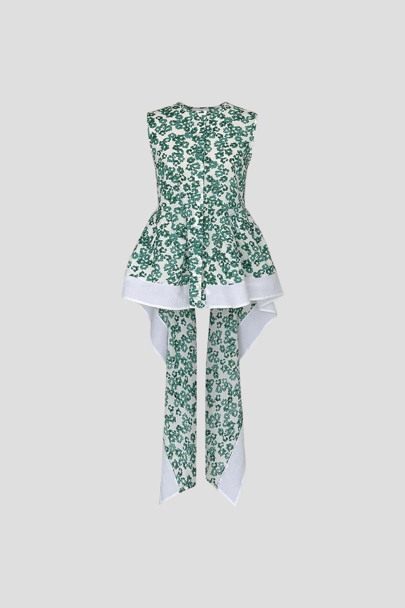 CHAINE Top in Forest Green