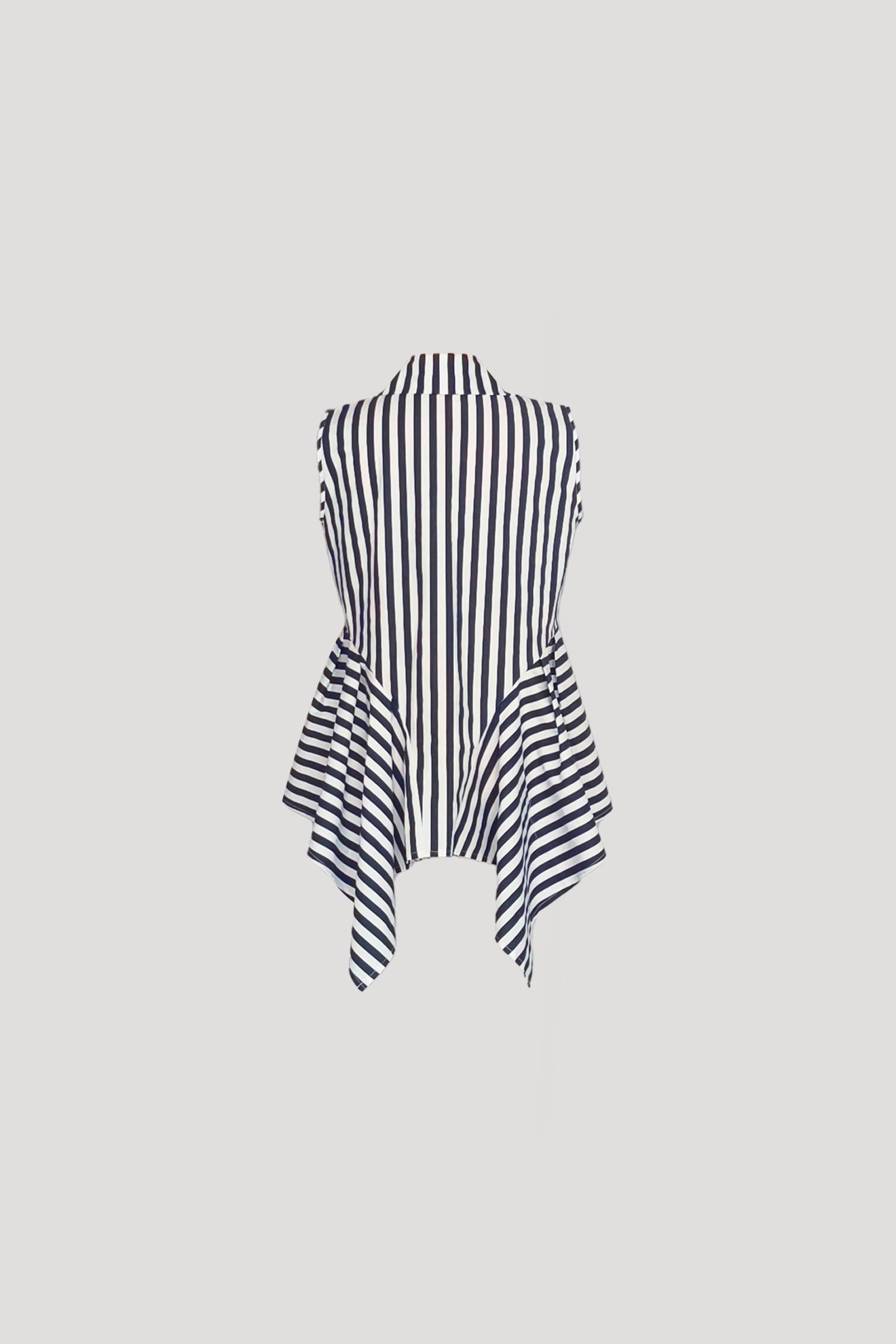 CLAW Top in Navy Stripes