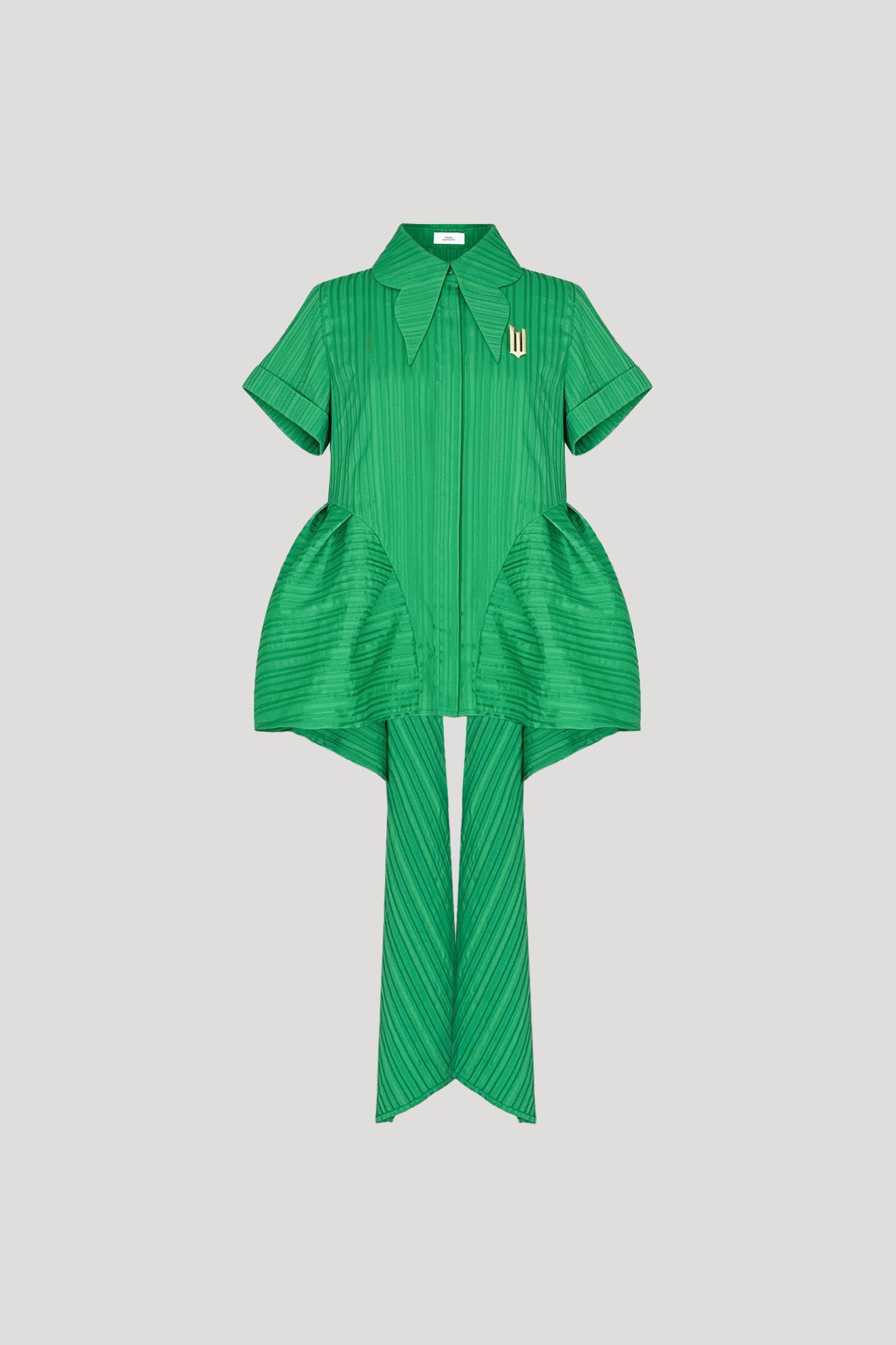 CLOCKER Top in Forest Green