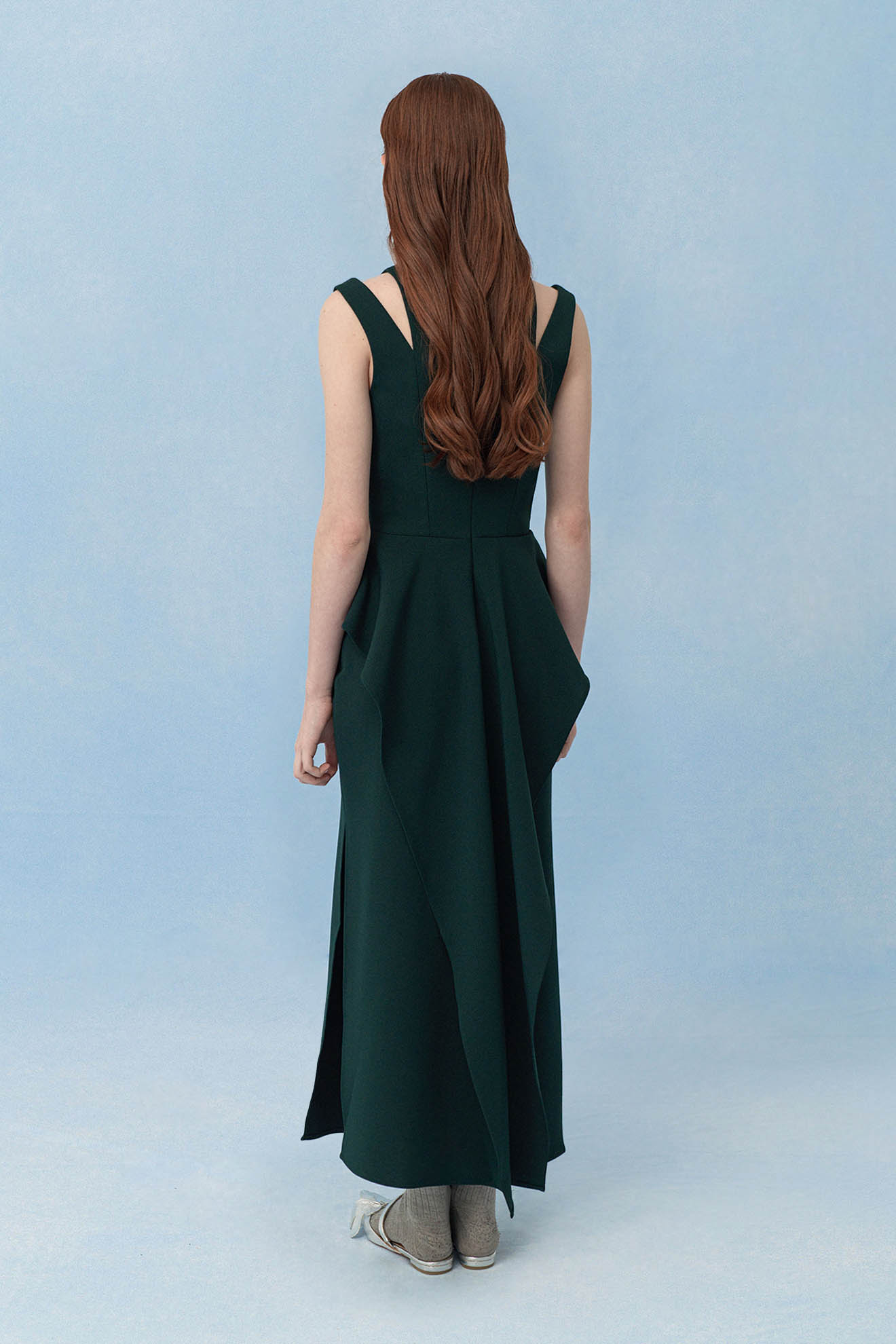 CUBITUS Dress in Celtic Green