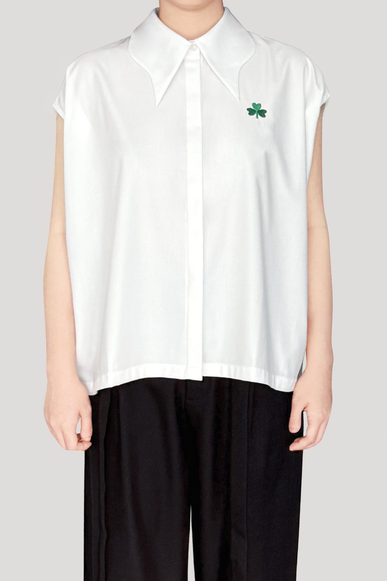 CYCLIC Top in Green Logo