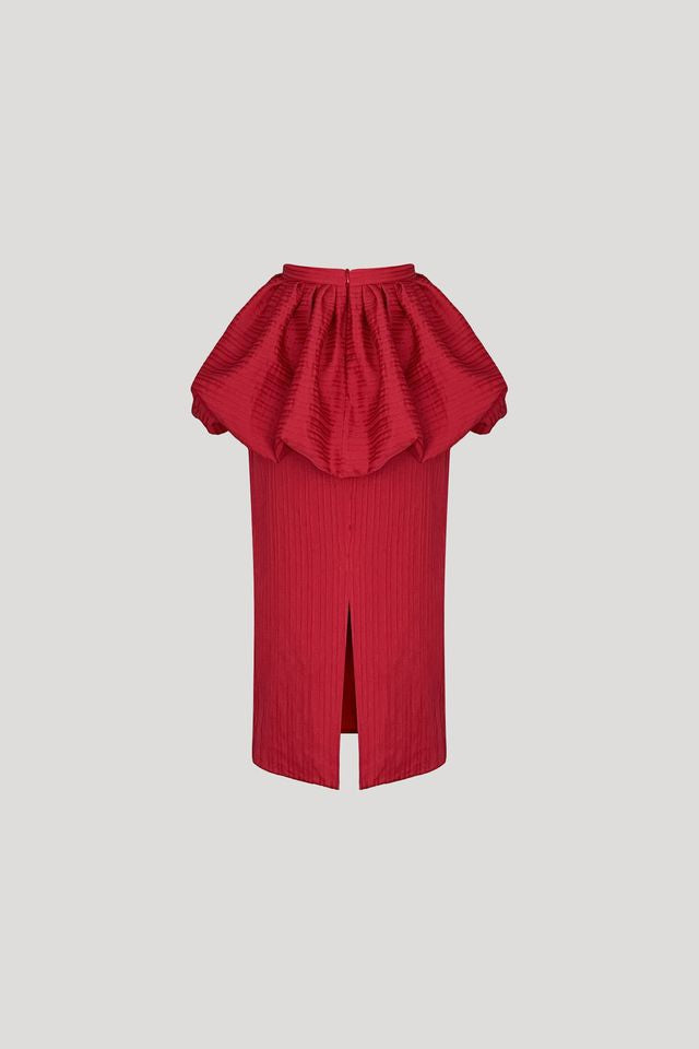 KABUTO Skirt in Sangria Red
