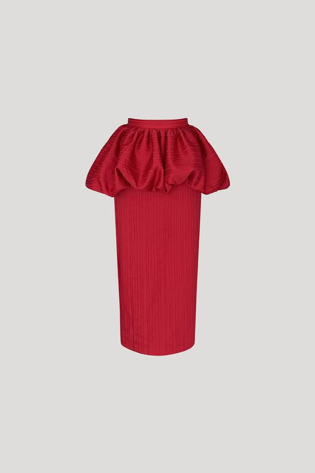 KABUTO Skirt in Sangria Red