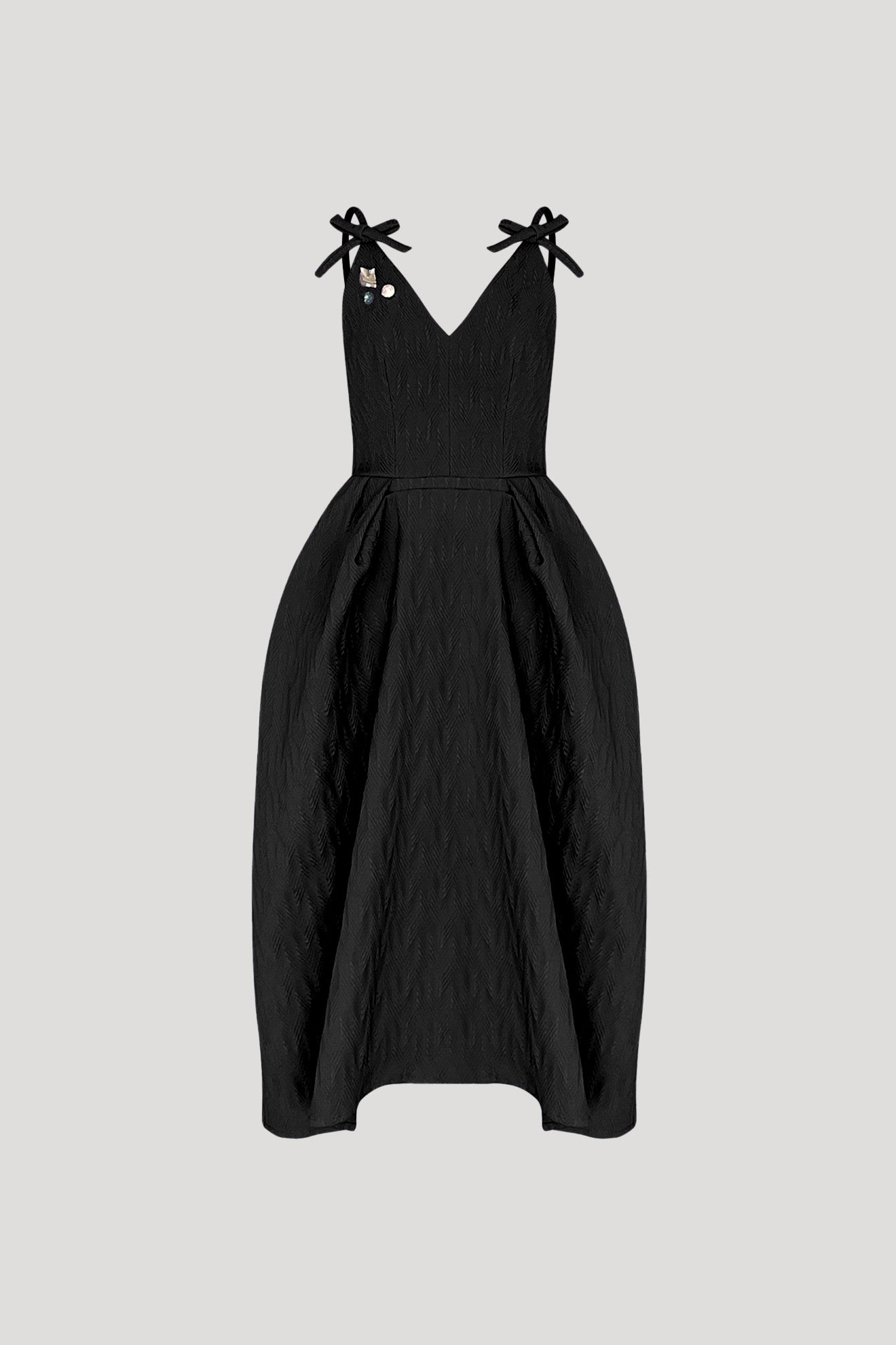 DAFFILIAN Dress in Black