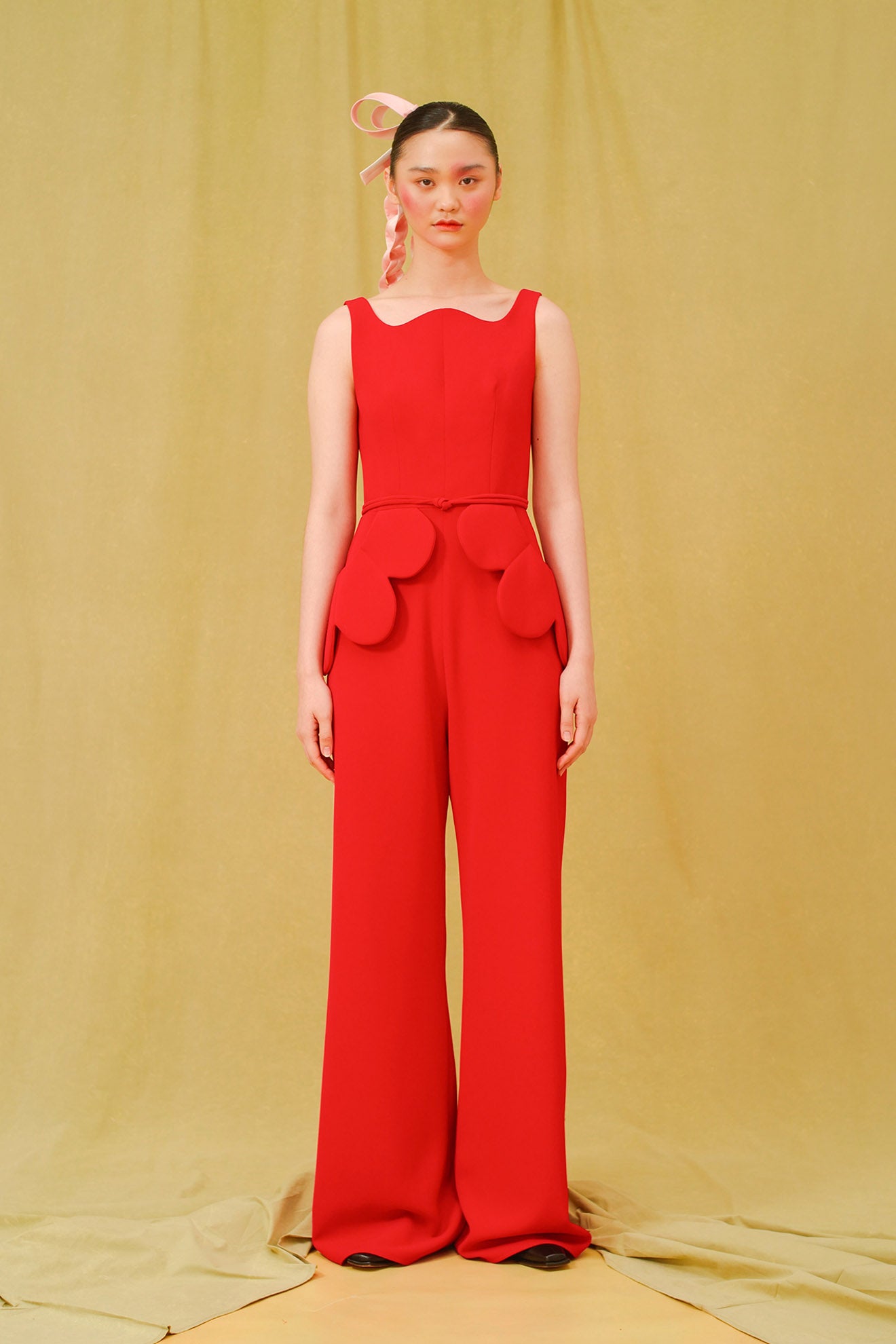 DANGO Jumpsuit in Brick Red