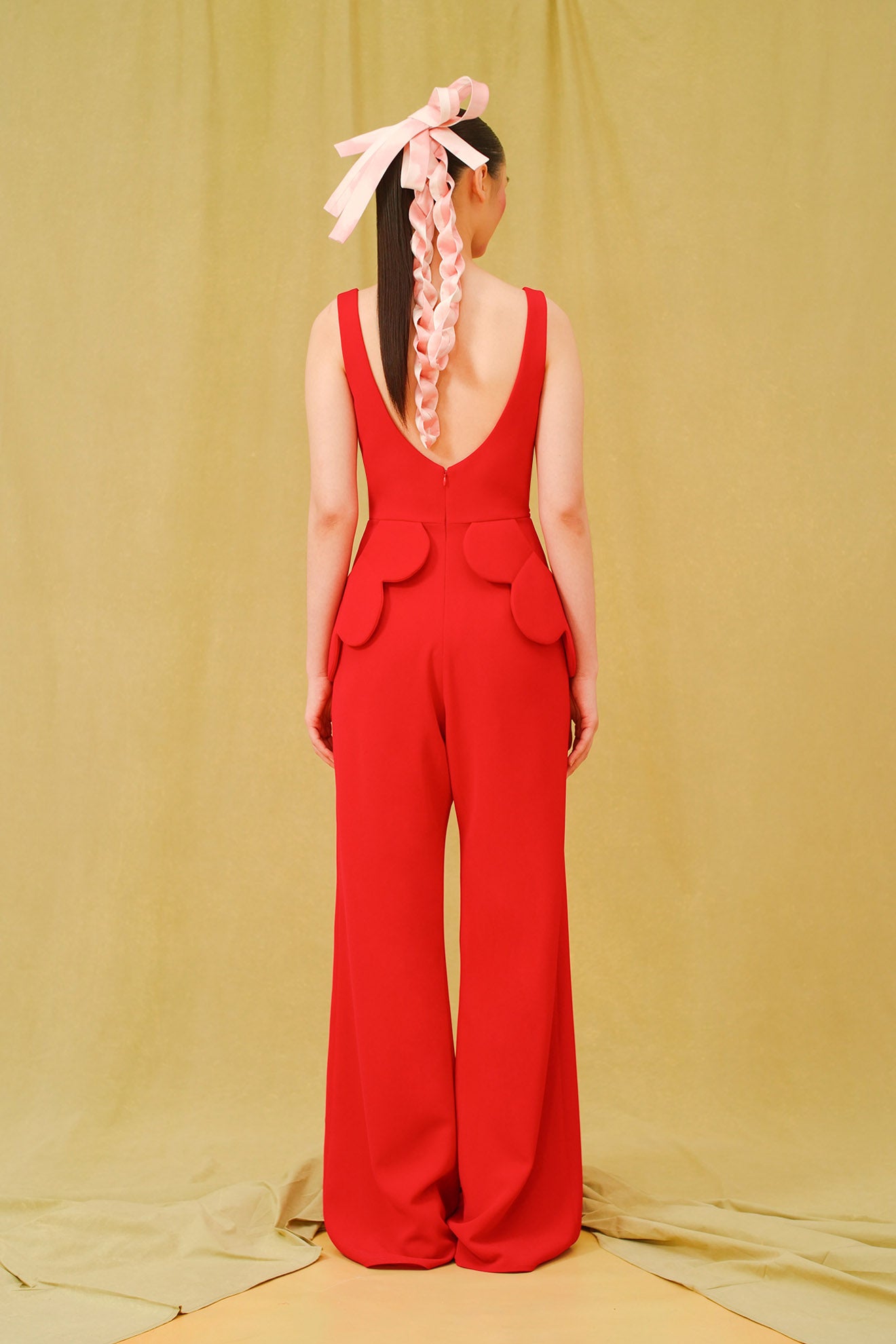 DANGO Jumpsuit in Brick Red