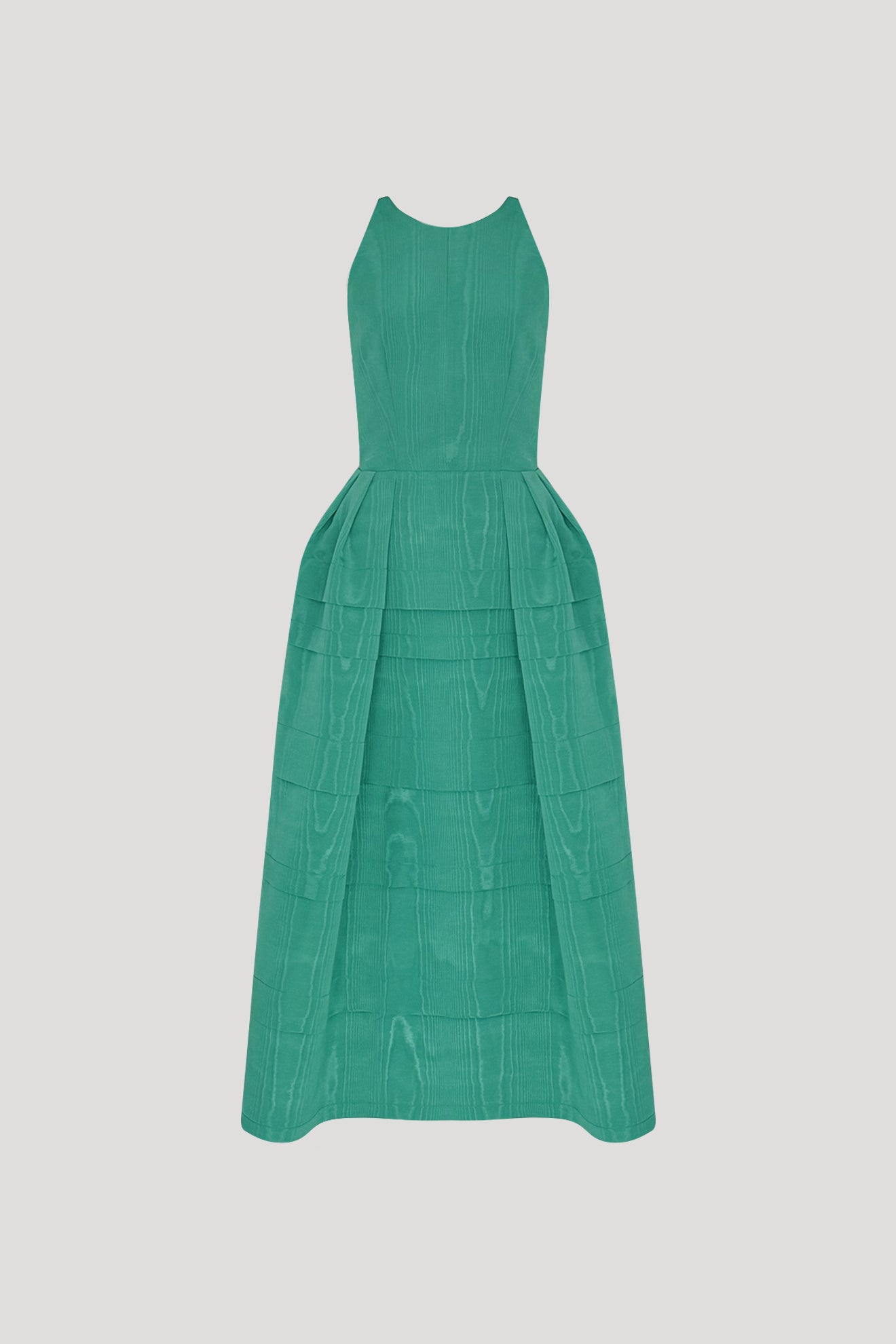 DEVELOPPE Dress in Emerald green
