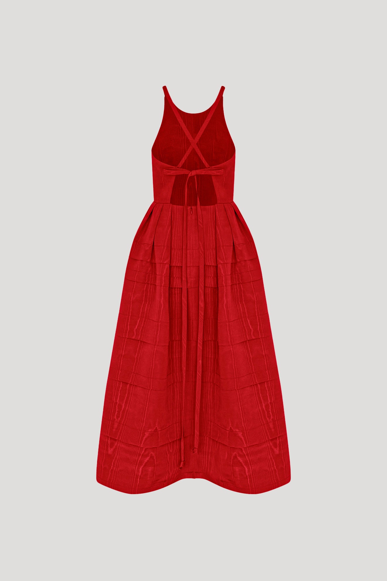 DEVELOPPE Dress in Sangria Red