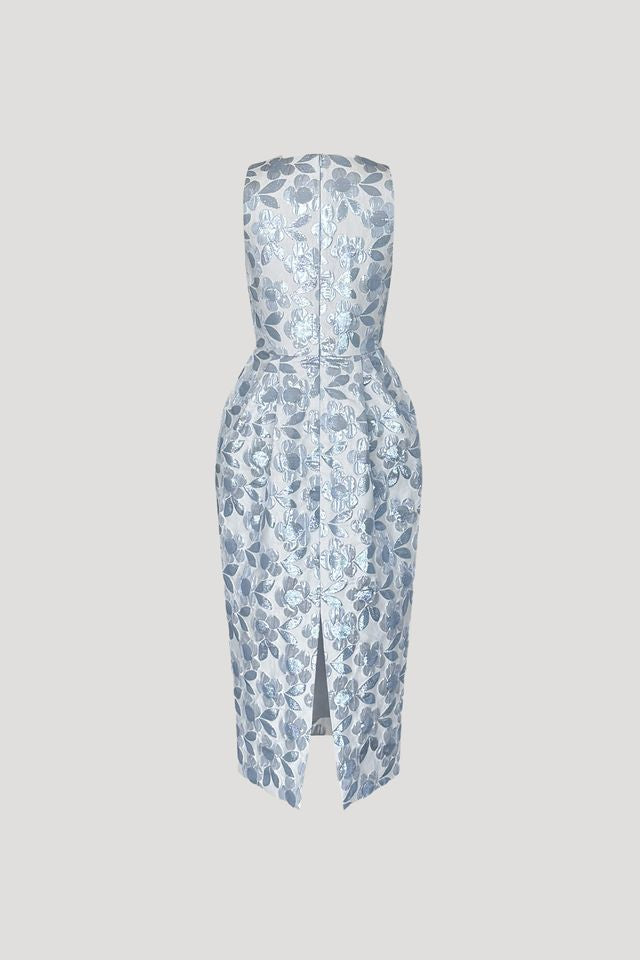 KARASU Dress in Ash Blue