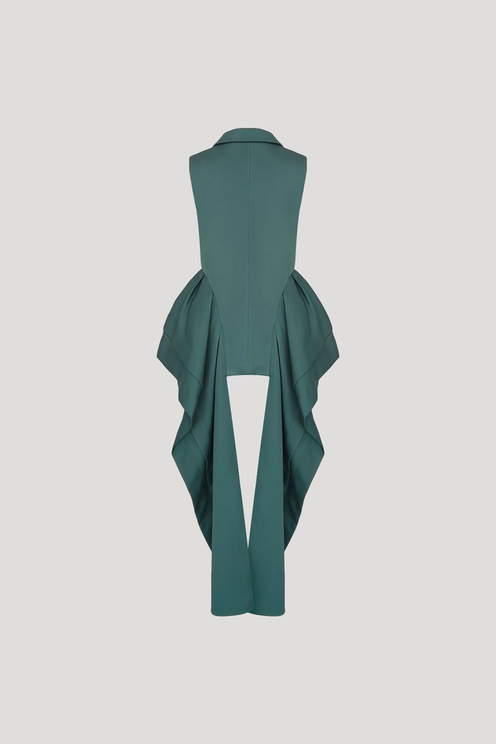 TCHAIKO Vest in Mineral Green