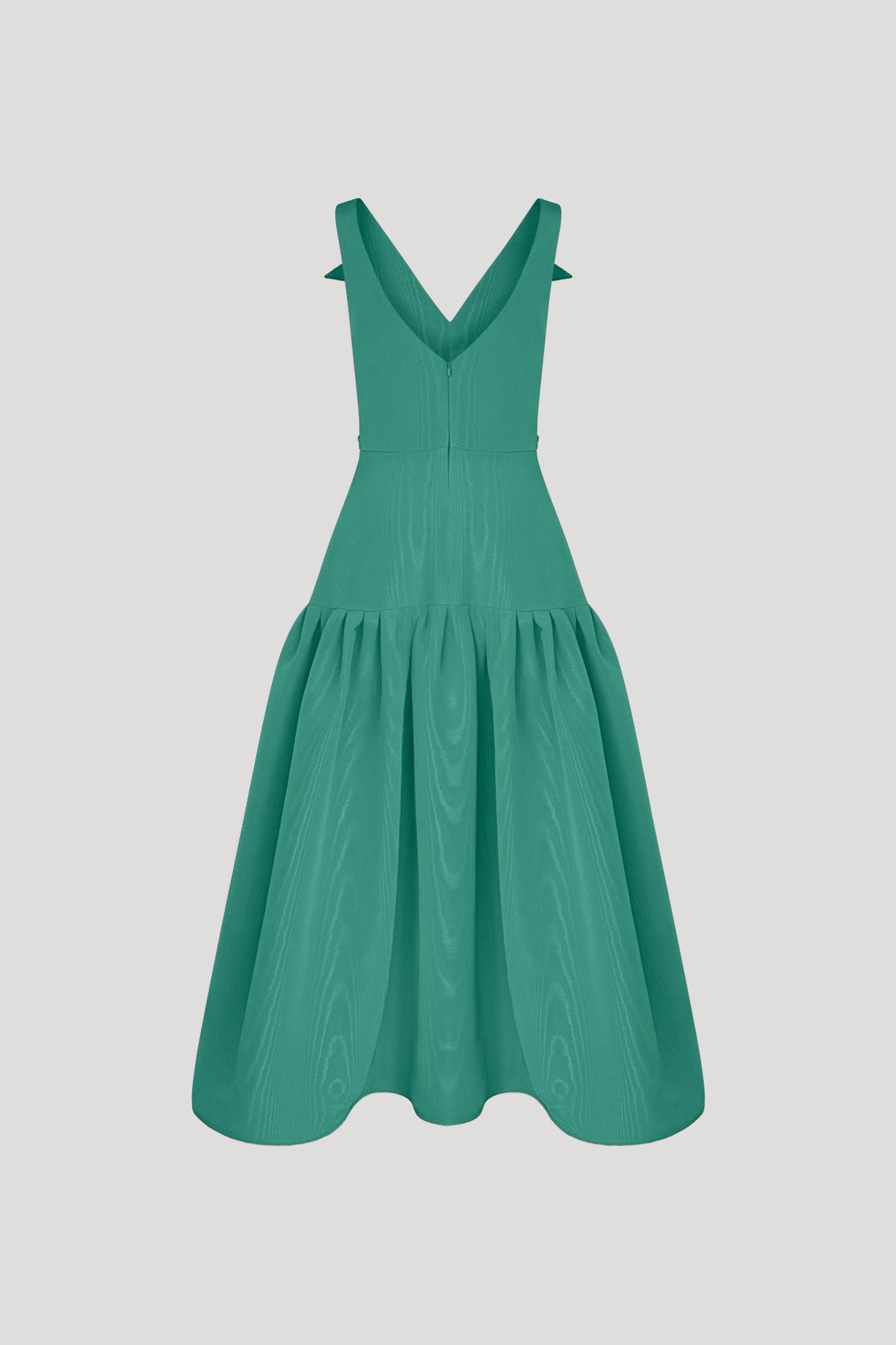 ECHAPPE Dress in Emerald Green