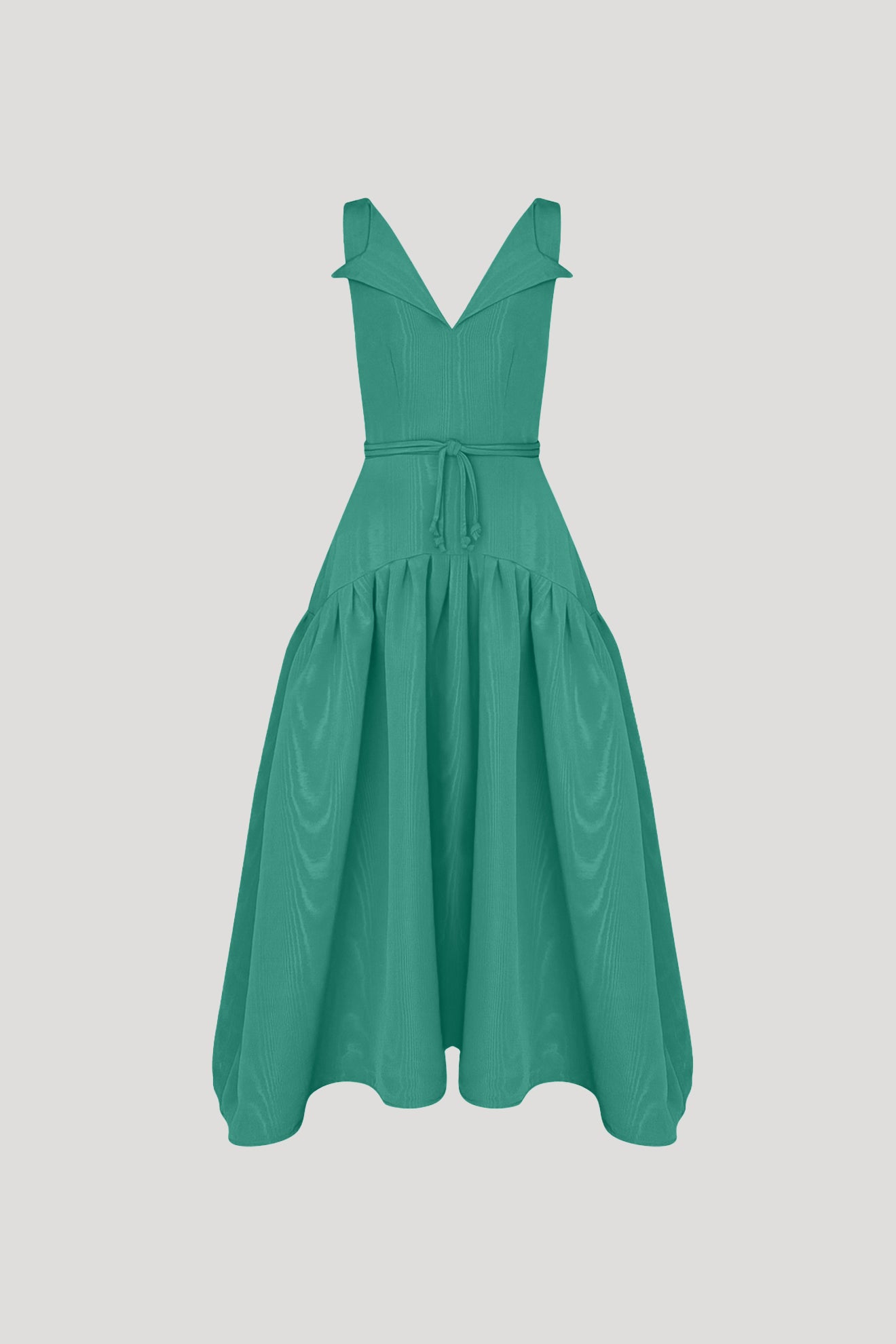 ECHAPPE Dress in Emerald Green