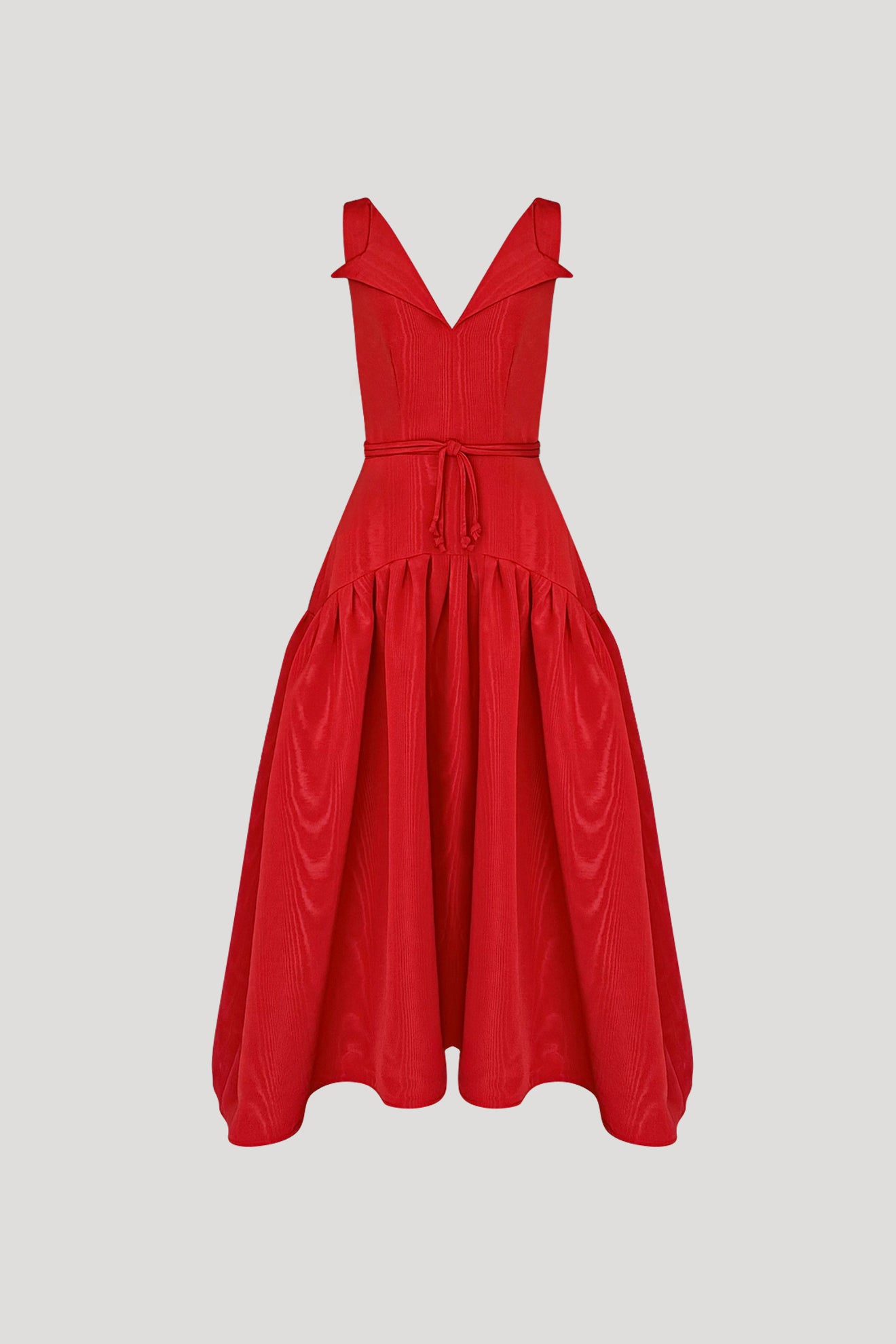 ECHAPPE Dress in Sangria Red