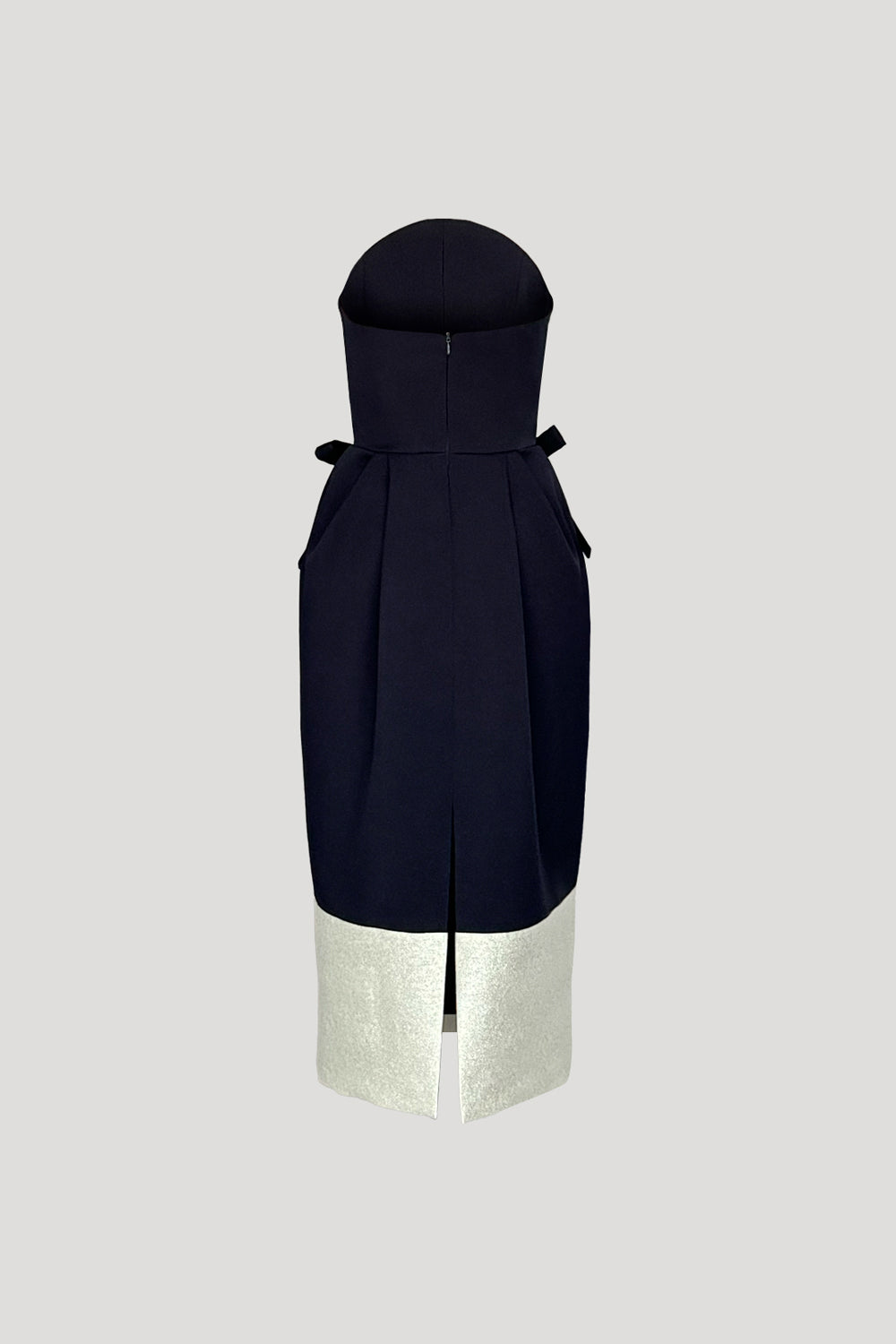 ECHAUFFE Dress in Dark Blue/Luster Silver