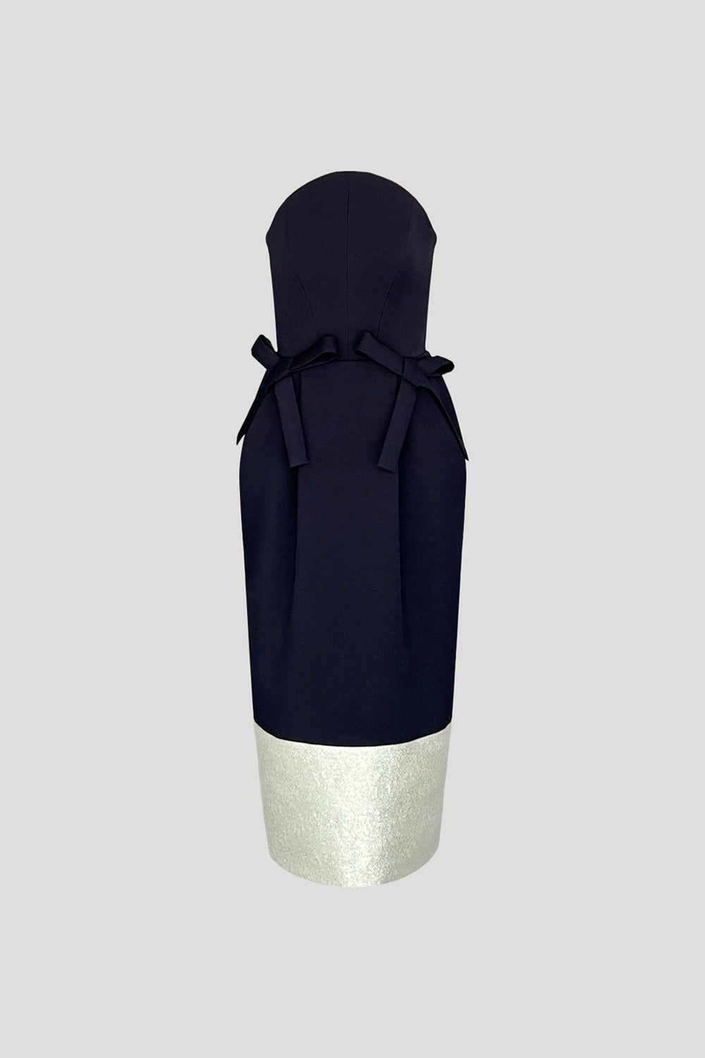 ECHAUFFE Dress in Dark Blue/Luster Silver