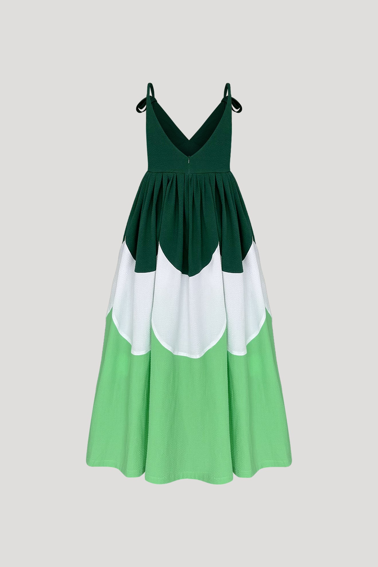 ENTRECHAT Dress in Dark Green/Fern Green