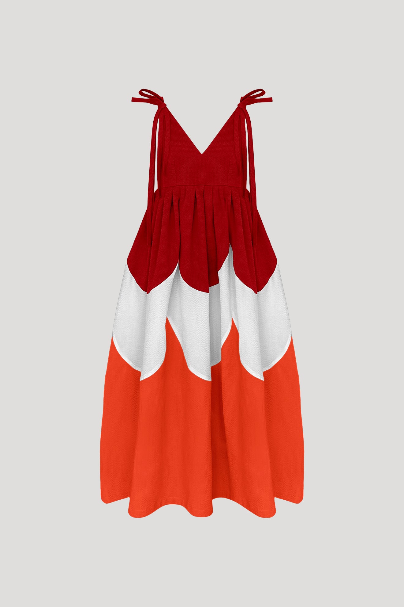 ENTRECHAT Dress in Red/Orange