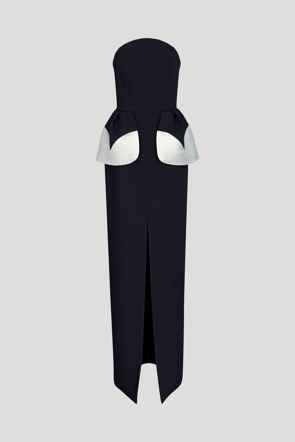ETOFFE Dress in Dark Blue/Luster Silver