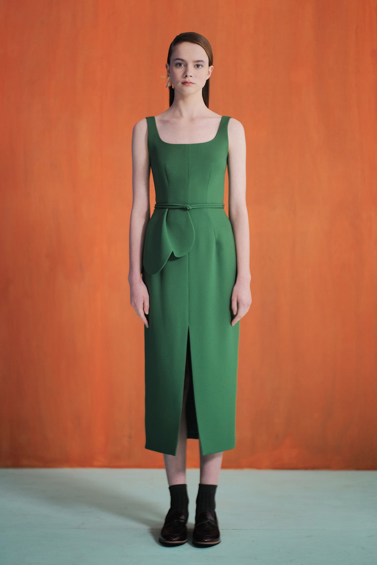 FERMATA Dress in Mineral Green