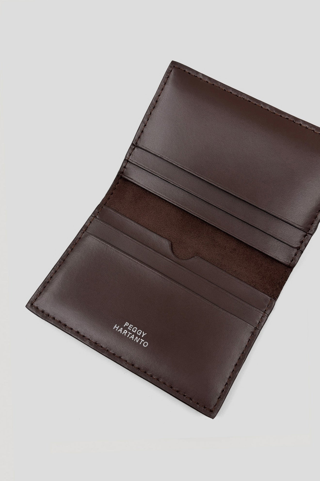 FLORET Card Holder in Espresso