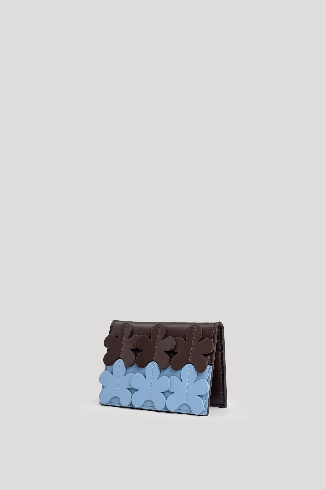 FLORET Card Holder in Espresso/Glacier
