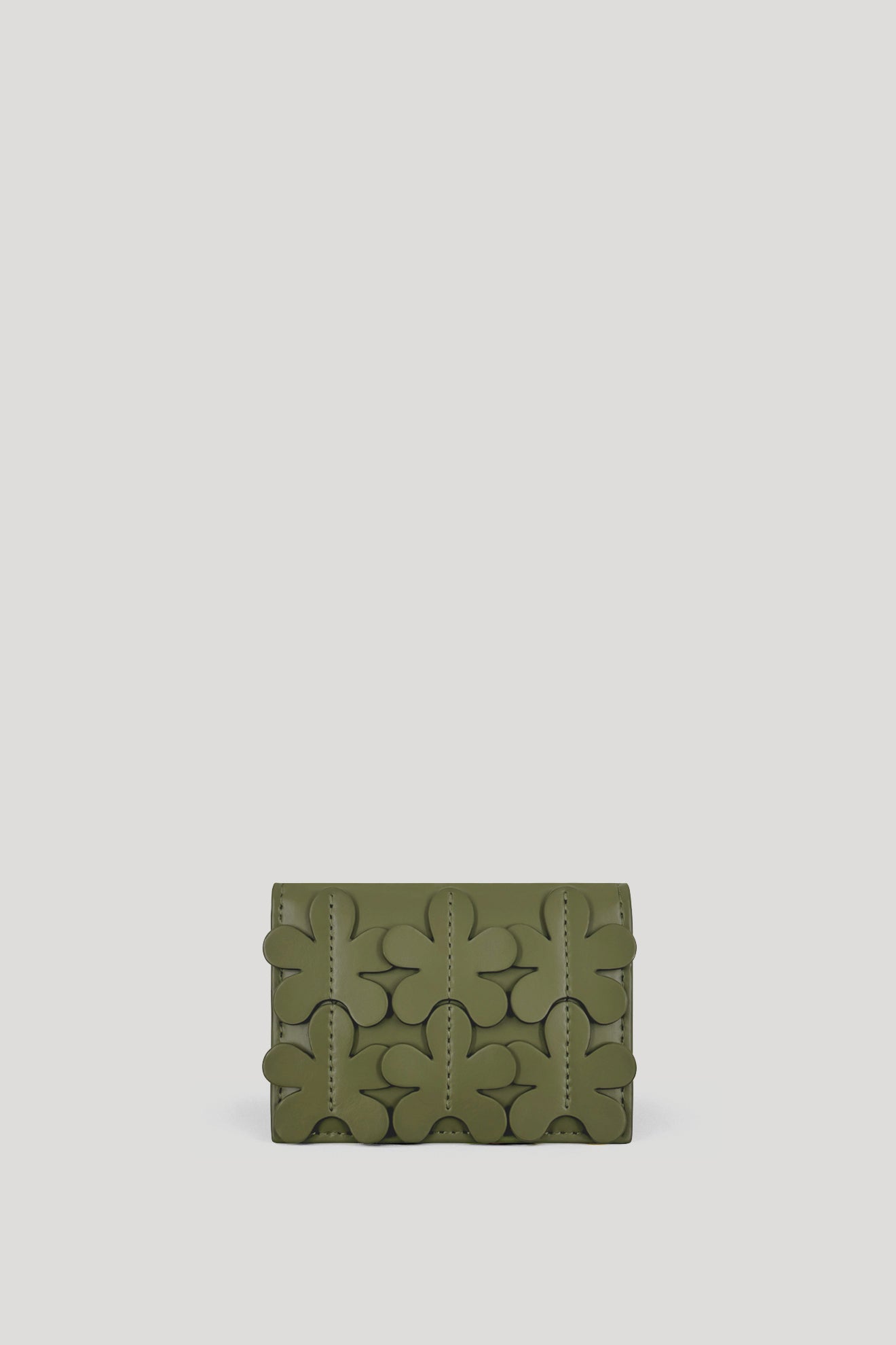 FLORET Card Holder in Olive