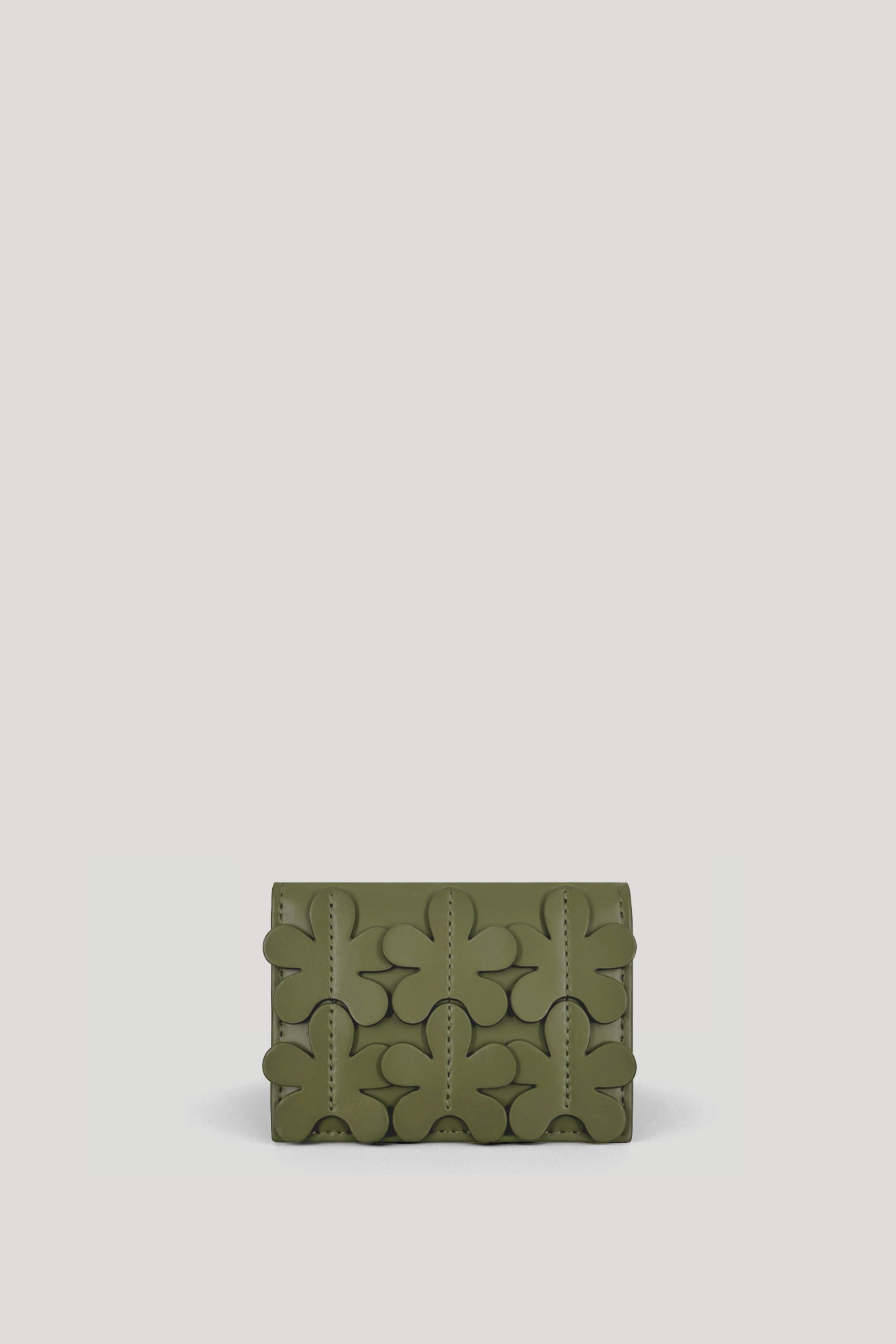 FLORET Card Holder in Olive