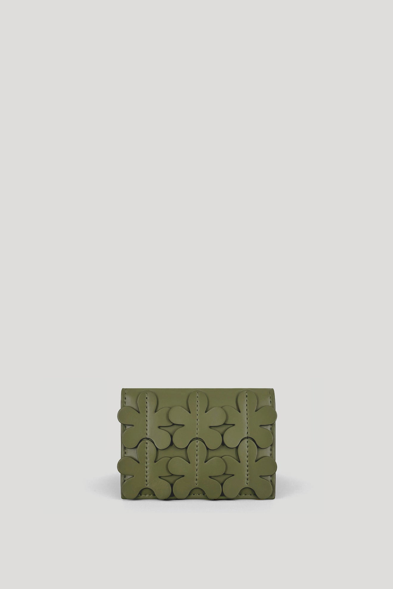 FLORET Card Holder in Olive