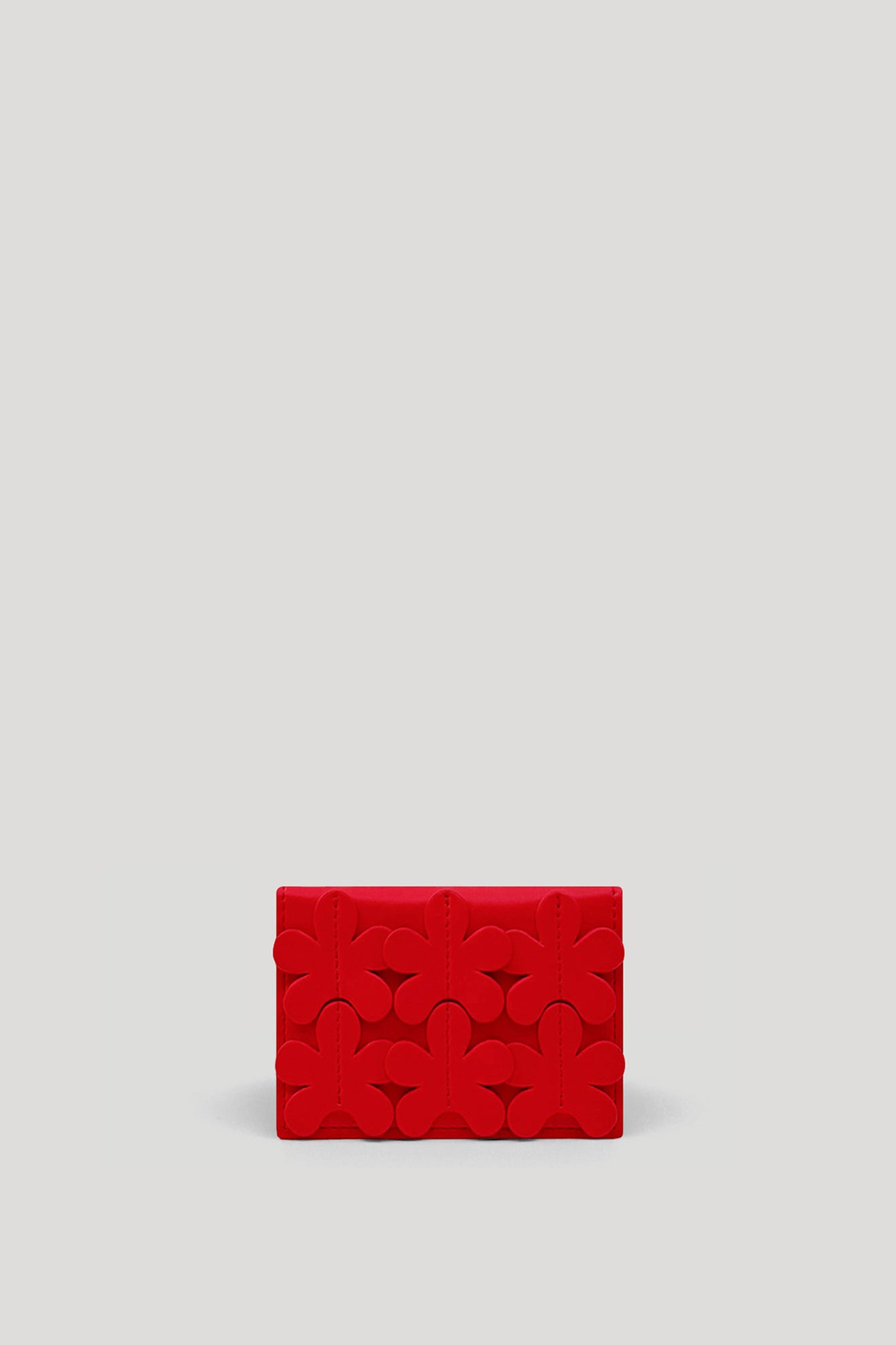 FLORET Card Holder in Scarlet
