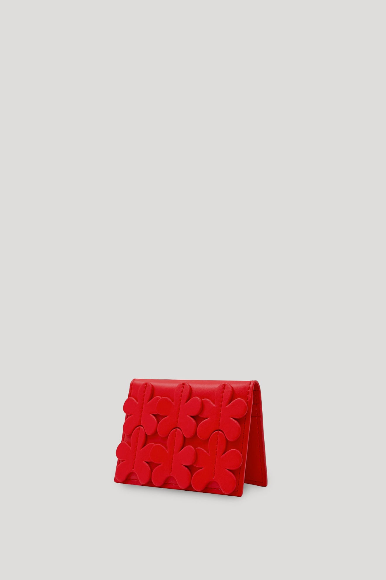 FLORET Card Holder in Scarlet
