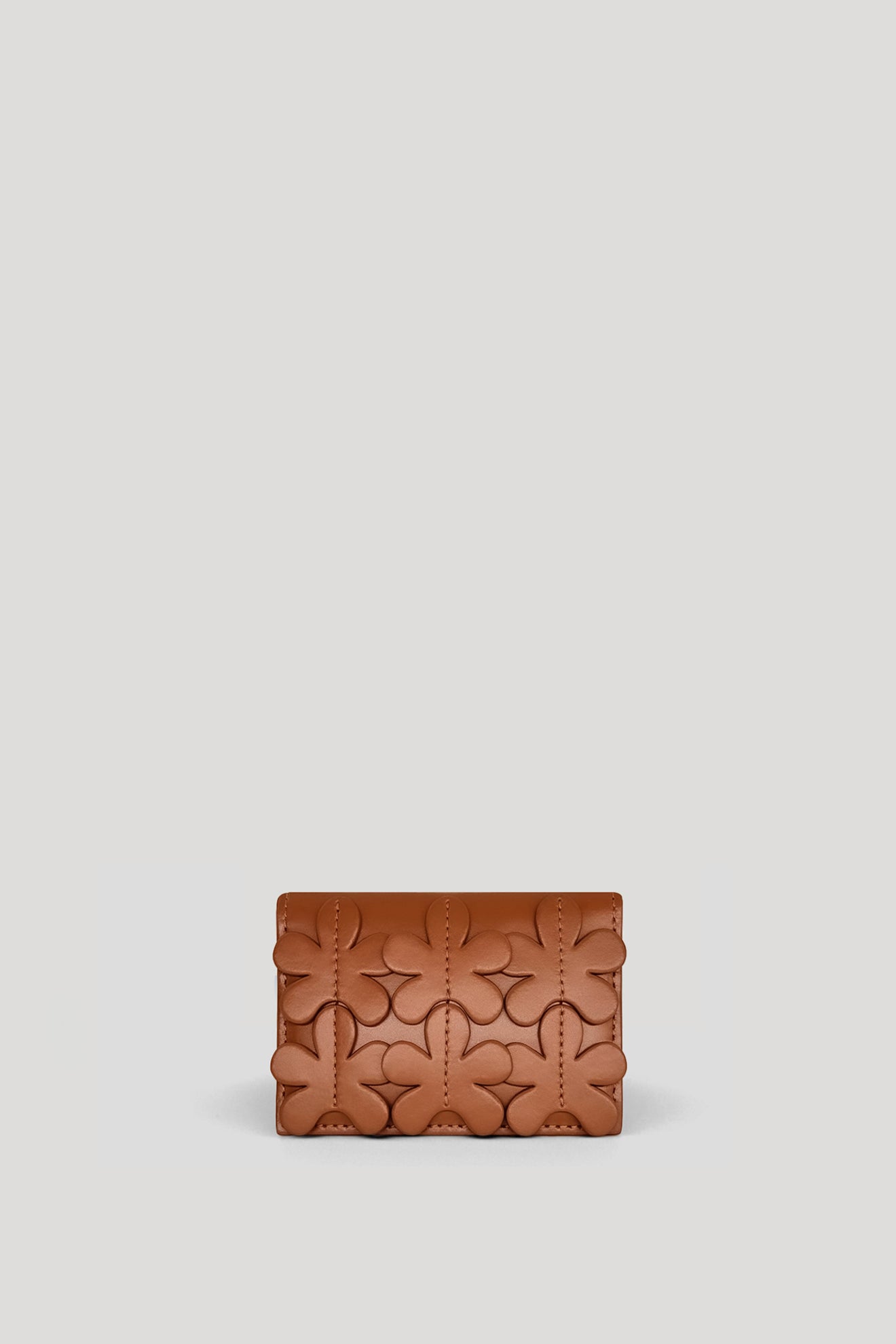 FLORET Card Holder in Tan