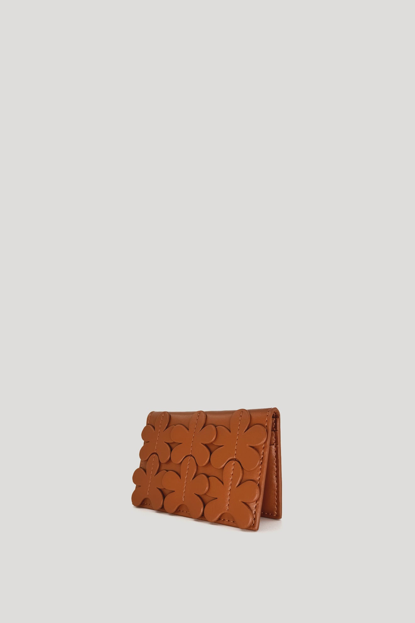 FLORET Card Holder in Tan