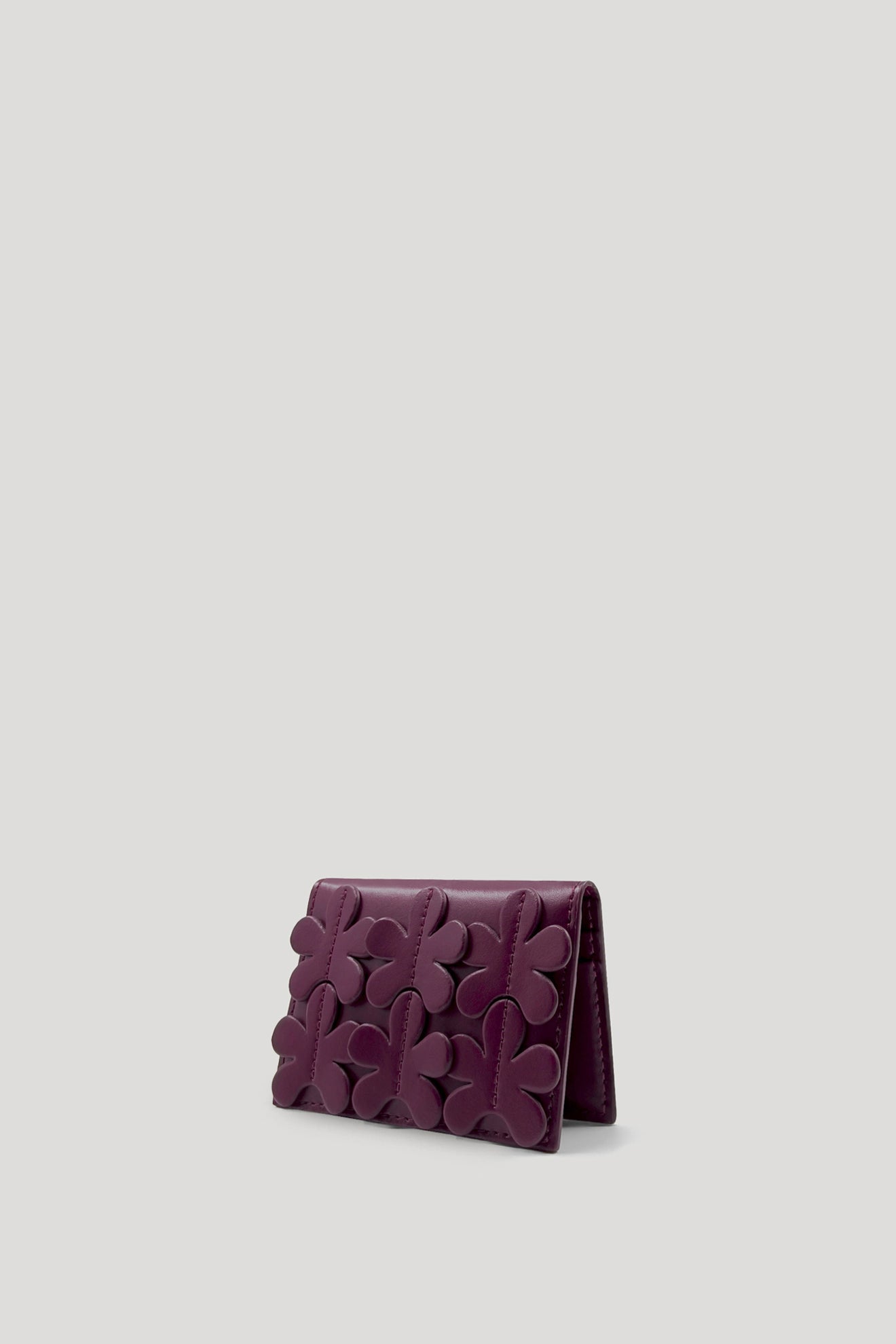 FLORET Card Holder in Wine