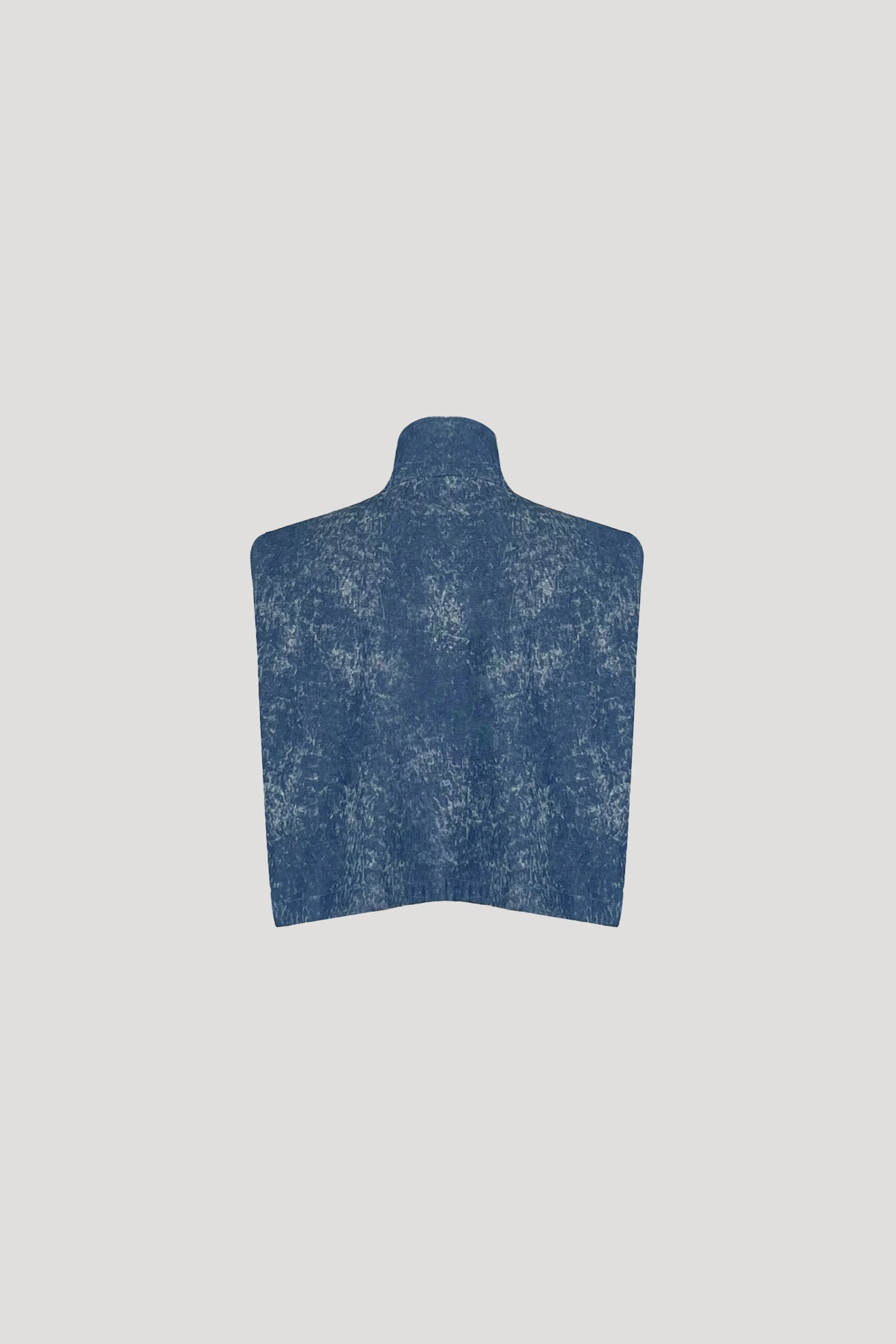 FRINGE Top in Denim Blue