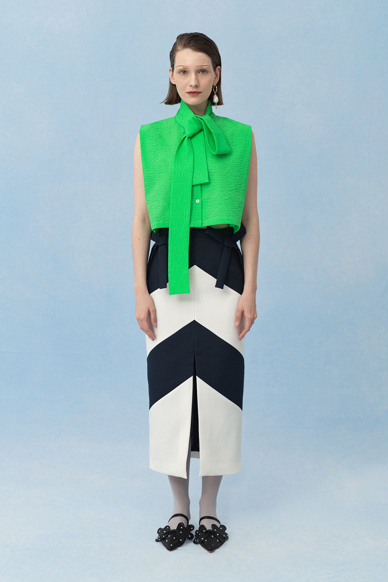 FRINGE Top in Fern Green