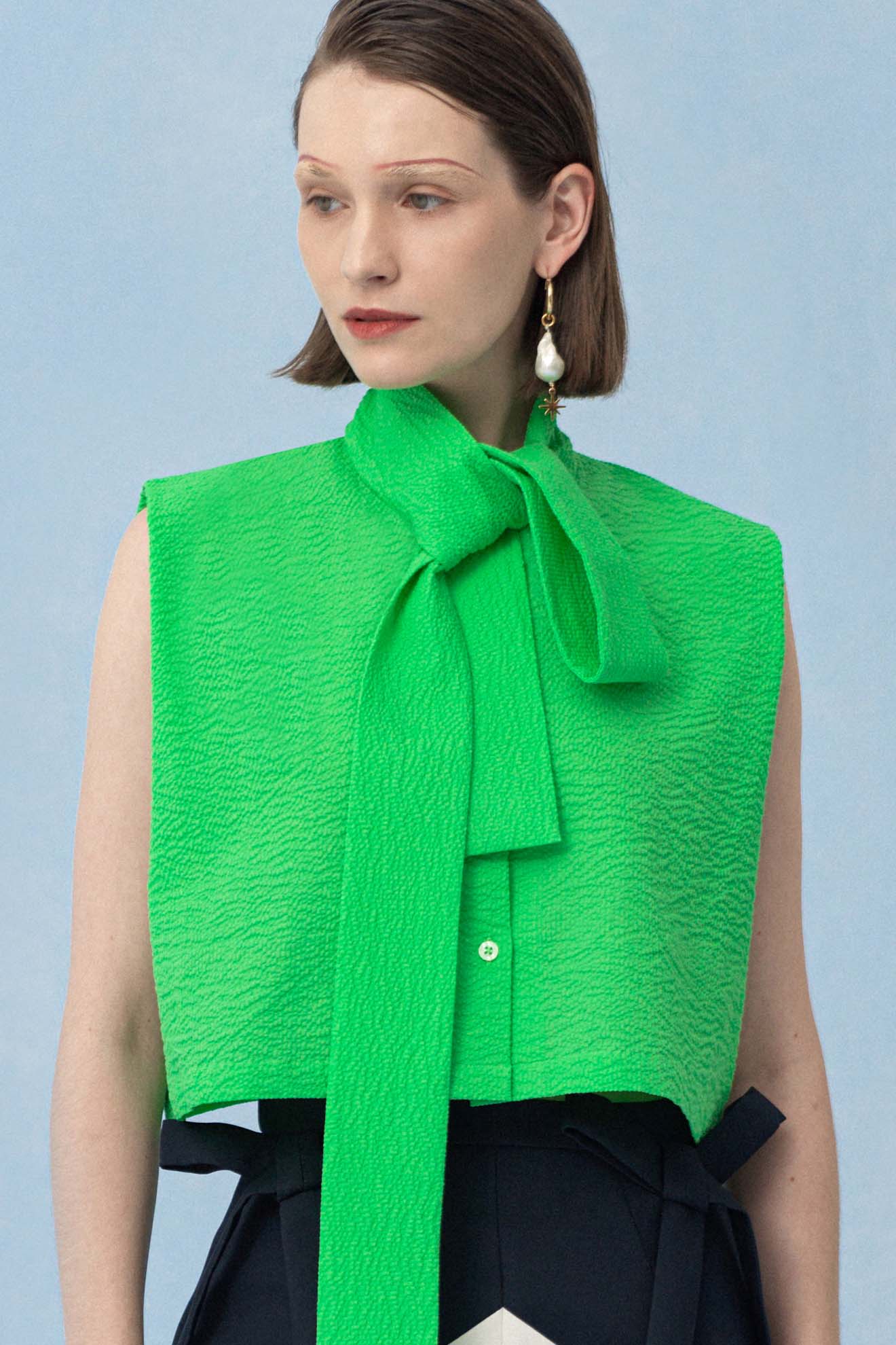 FRINGE Top in Fern Green