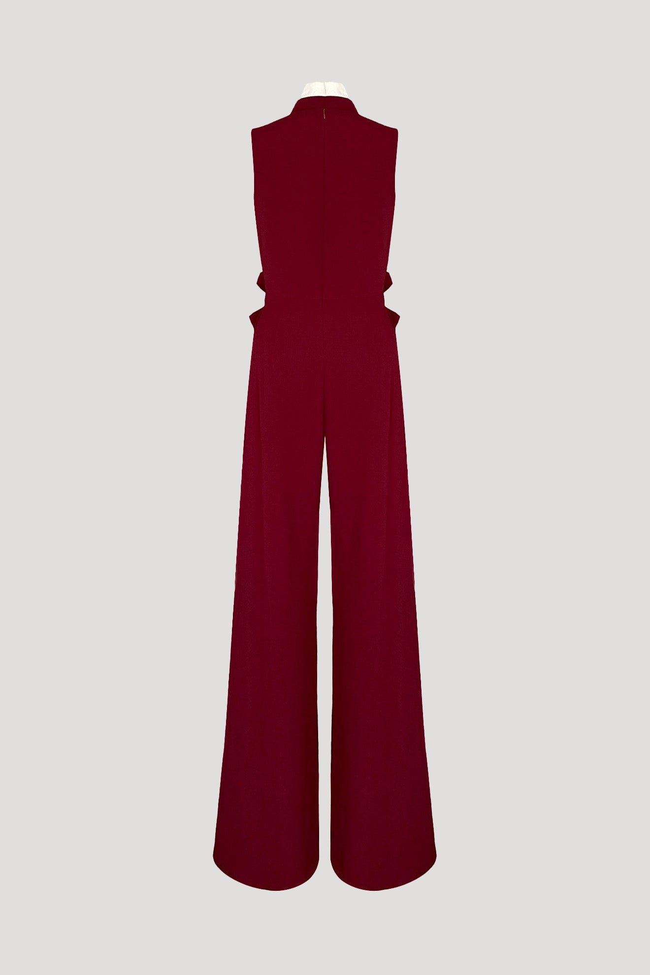 FUKURO Jumpsuit in Wine Red