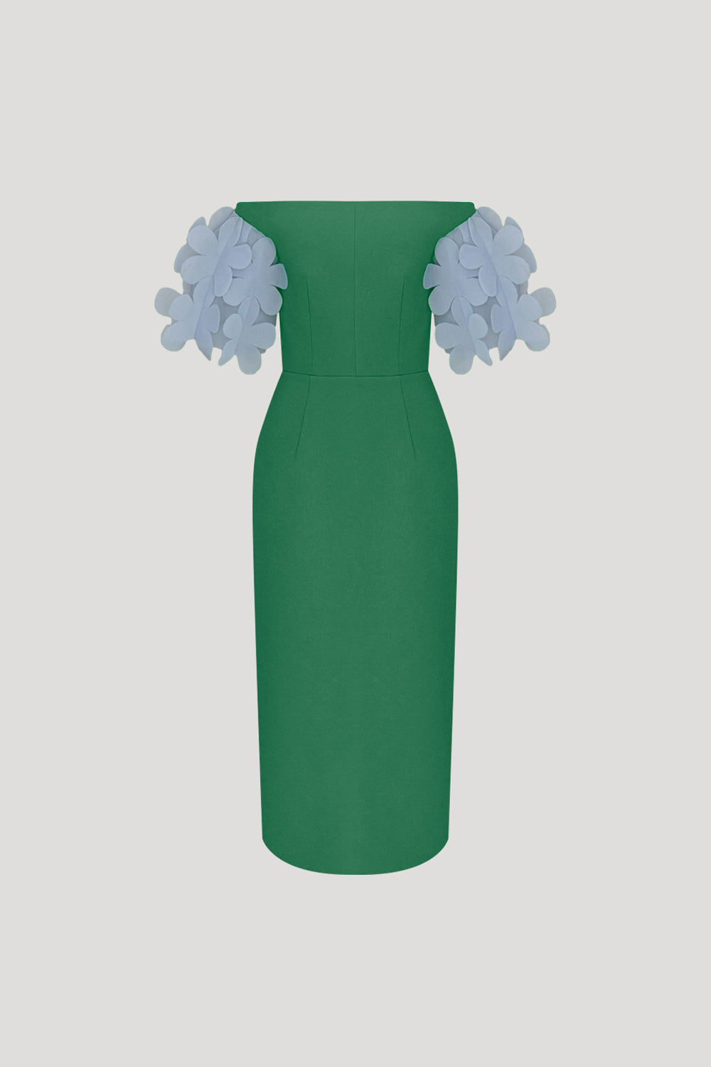 GALANT Dress in Mineral Green/Ash Blue