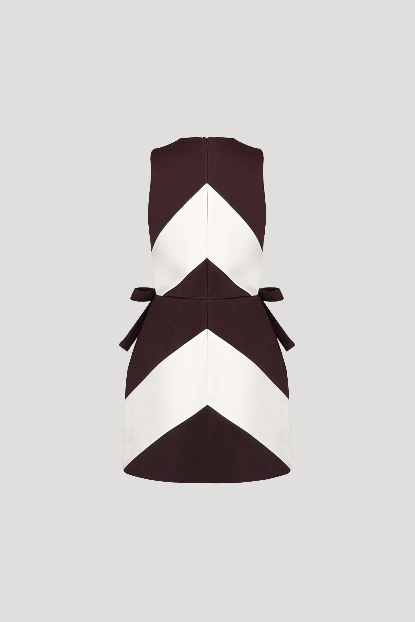 GANGLION Dress in Walnut Brown/Beige