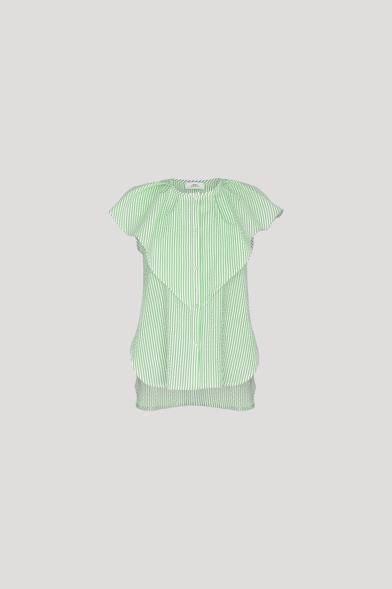 GLIDE Top in Green Stripes
