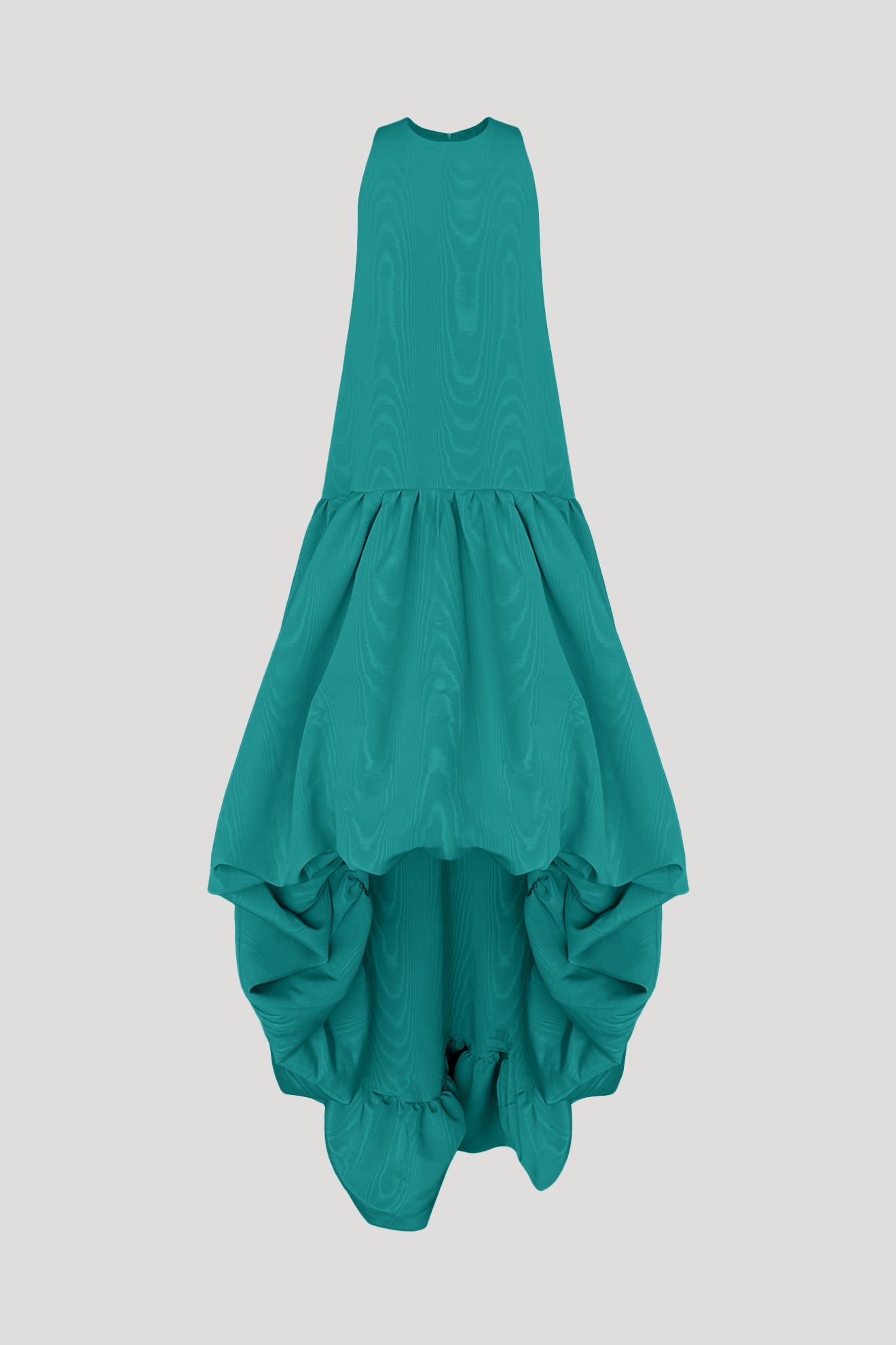 GRANDJETE Gown in Emerald Green