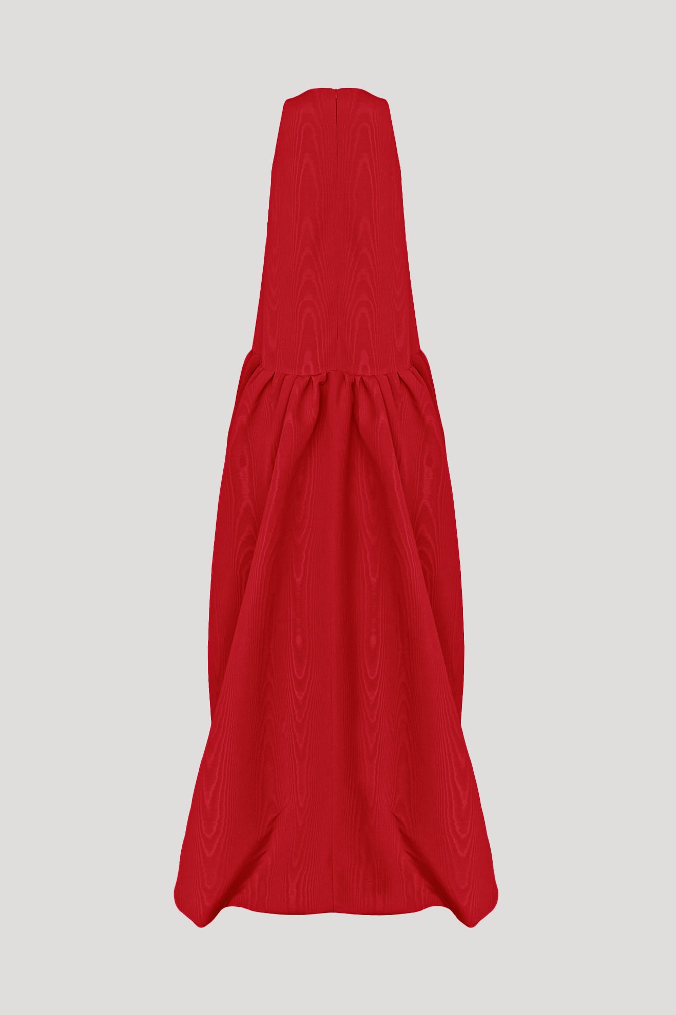 GRANDJETE Gown in Sangria Red
