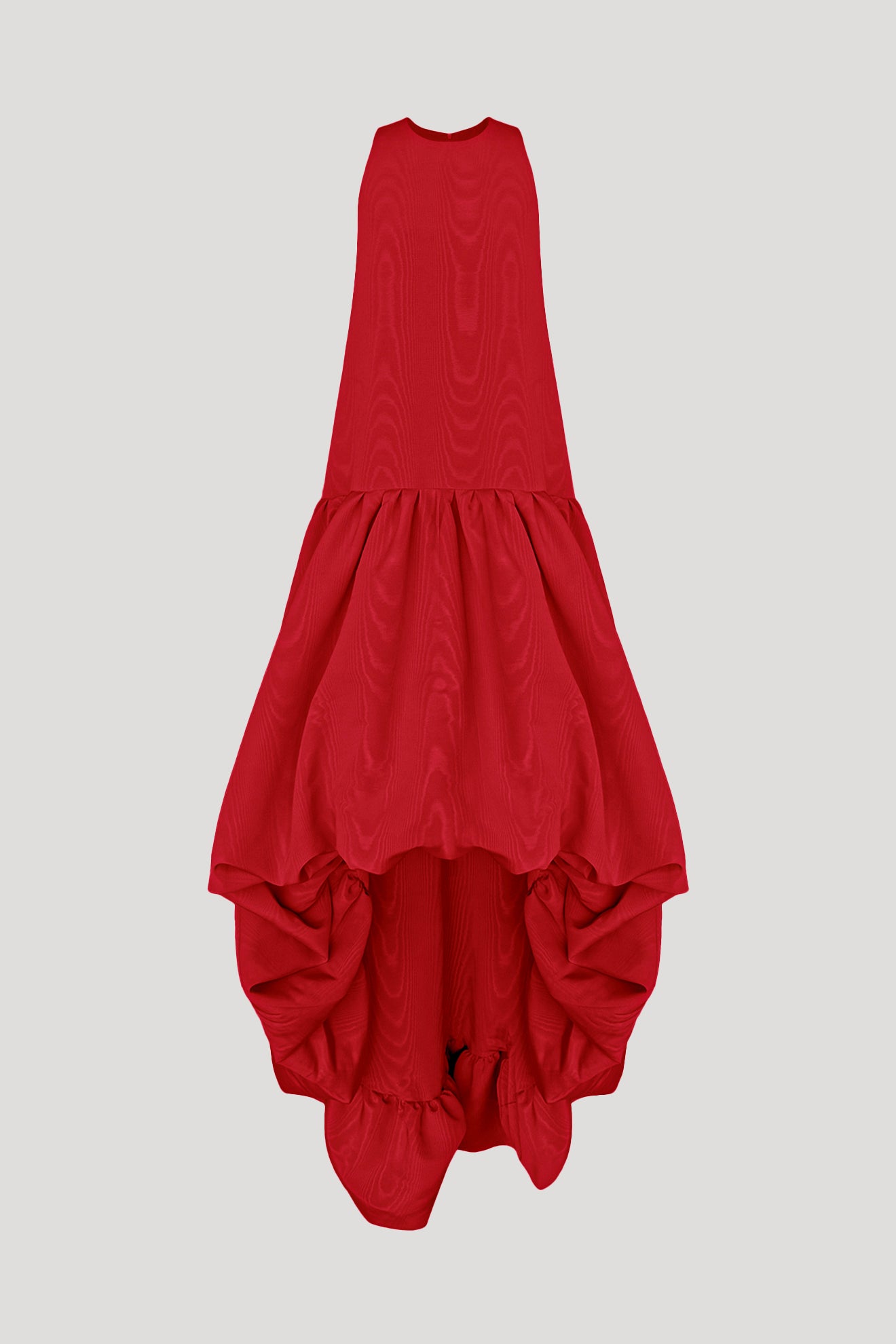 GRANDJETE Gown in Sangria Red