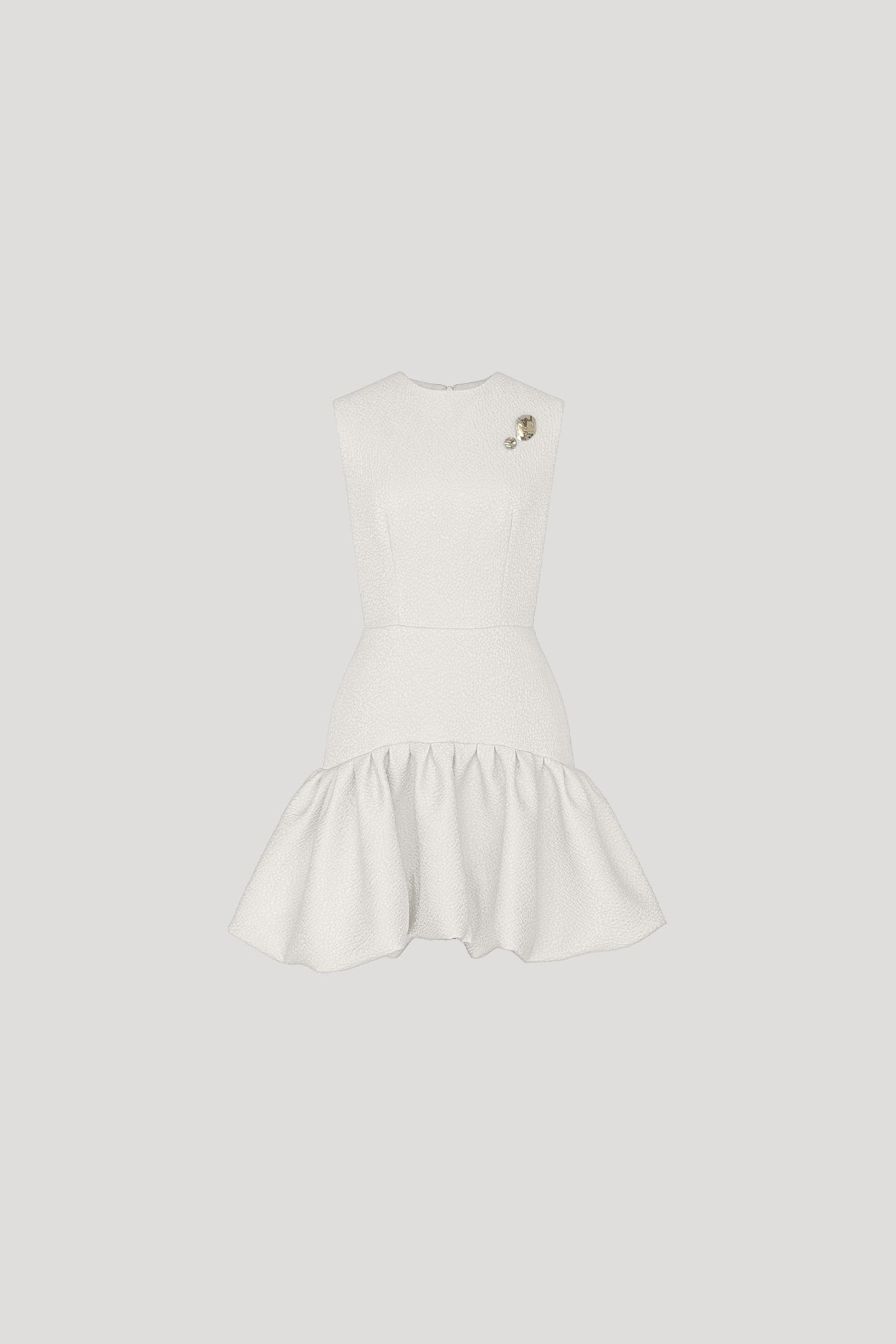 GYRATE Dress in Powder White