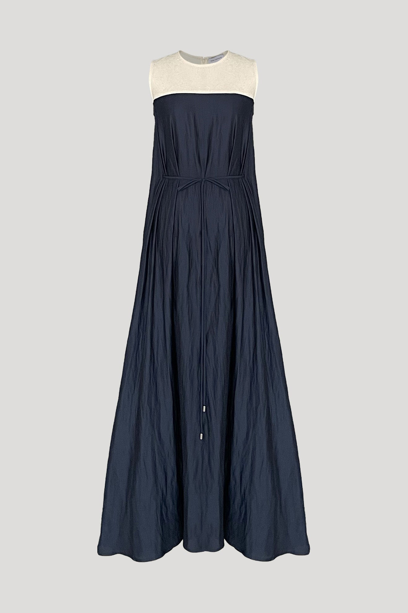 HARMONY Dress in Night Blue/Metallic White