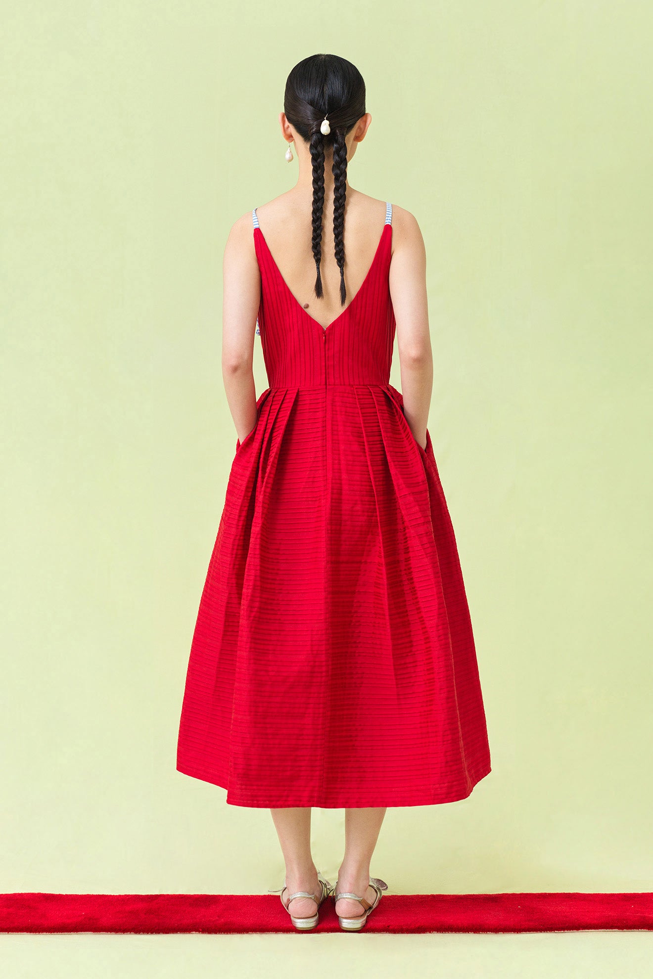 HIGANBANA Dress in Red