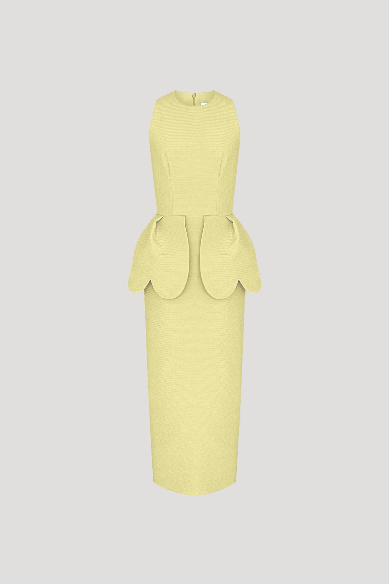 HINOKI Dress in Lime Yellow